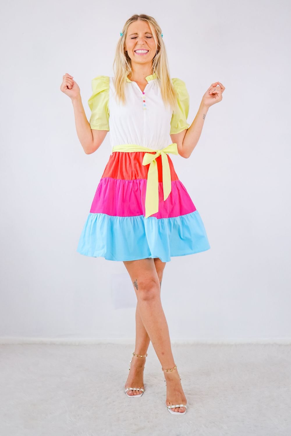 HEY IT'S ME, LIZZIE PUFF DRESS