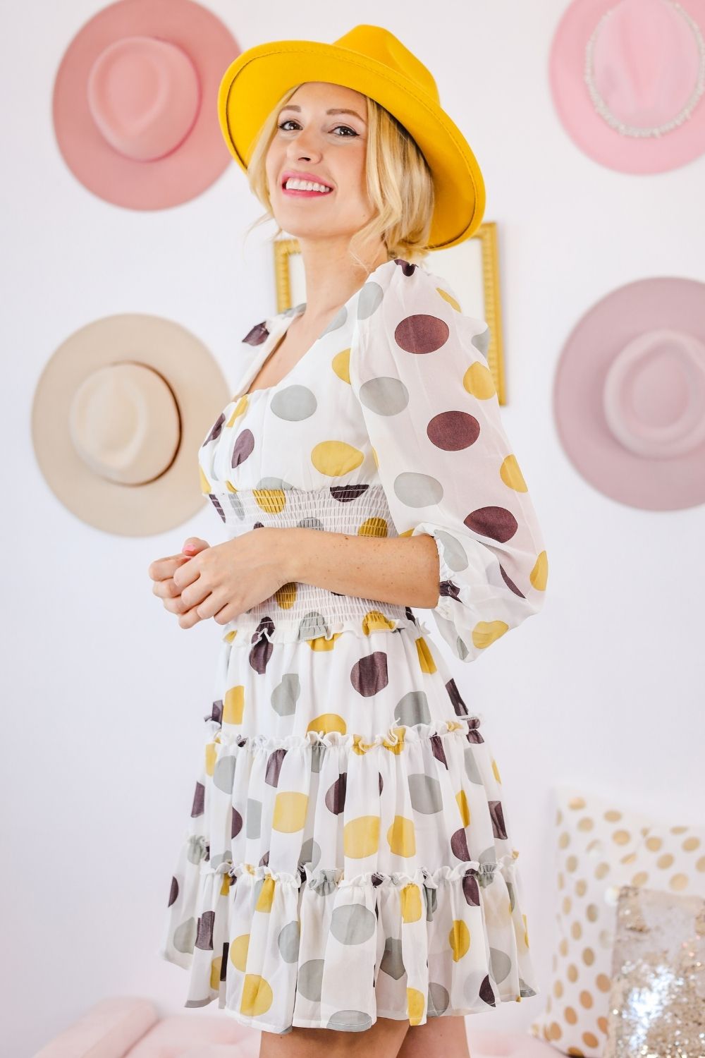 SPOTTED FASHIONISTA DRESS*