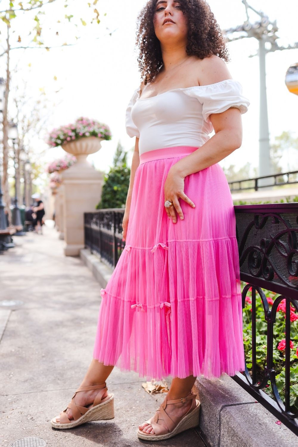 SPRING FEVER TIERED TULLE SKIRT*