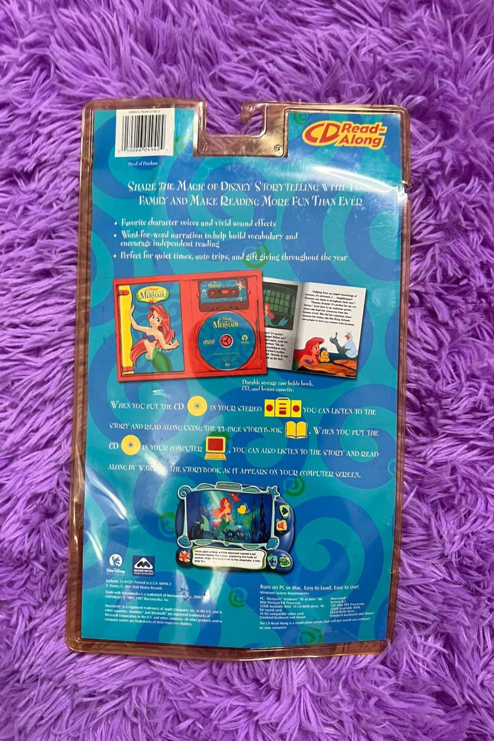 THE LITTLE MERMAID READ-ALONG BOOK*