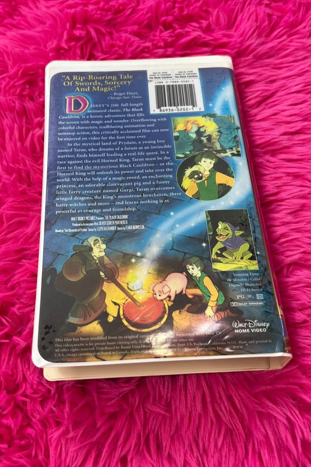 THE BLACK COULDRON VHS*