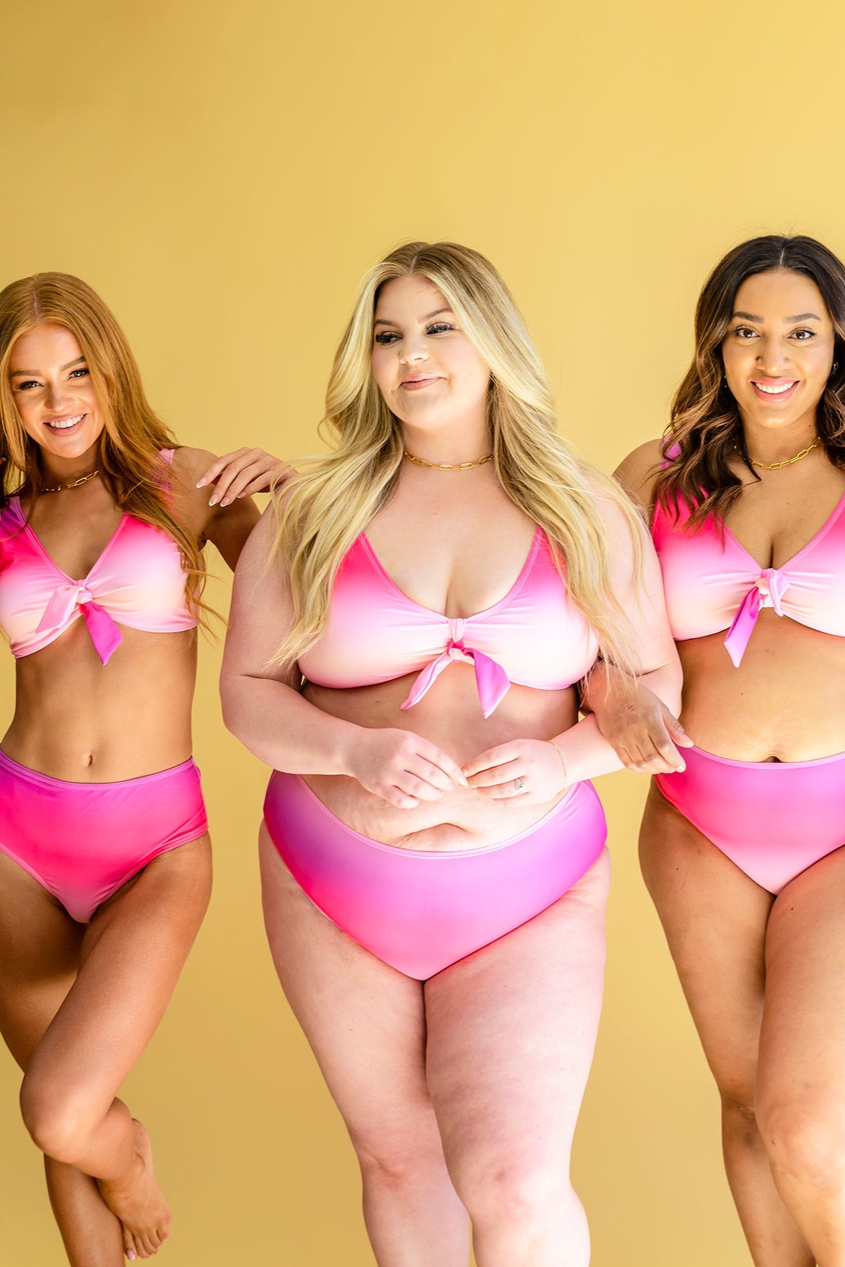 BEST OF BOTH WORLDS TWO PIECE OMBRE SWIMSUIT