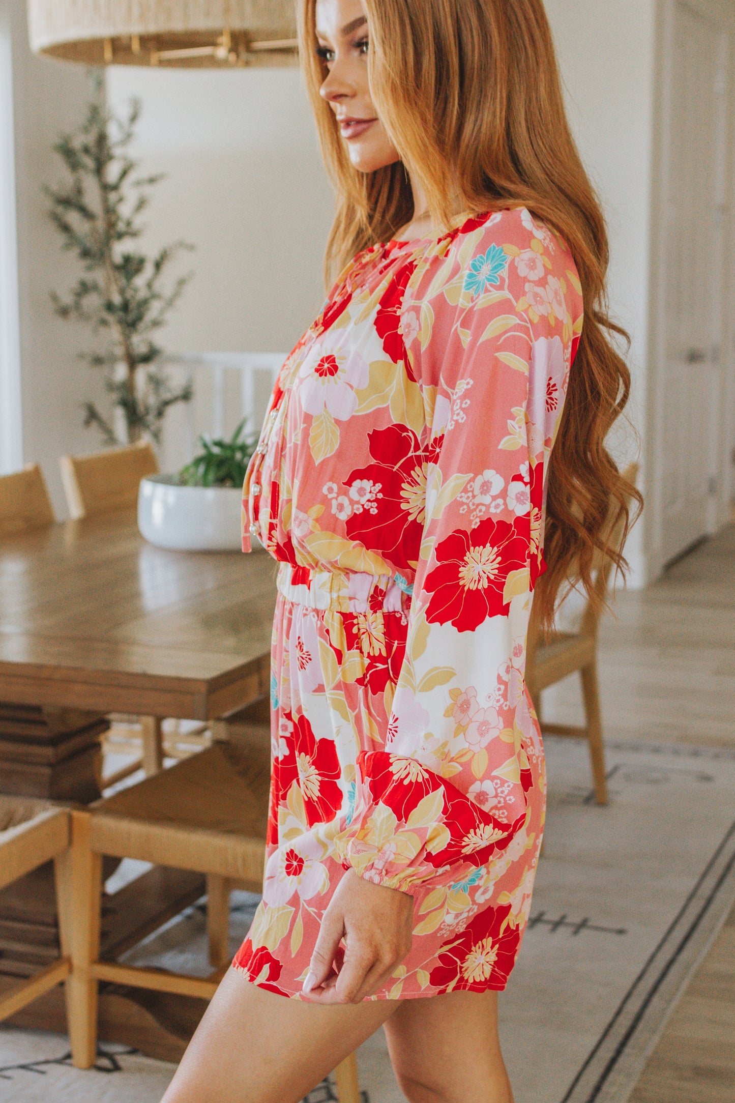 RETRO BOTANICALS ROMPER