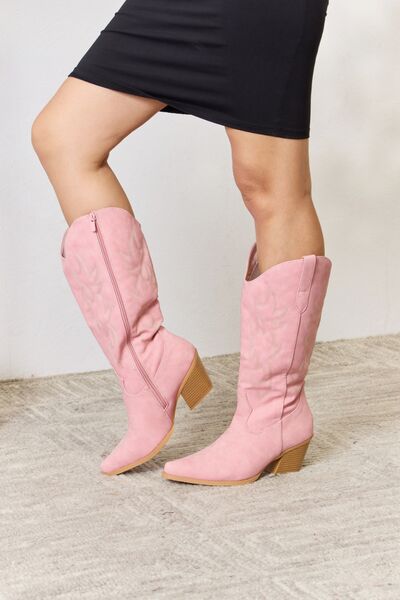 BOUNDLESS BUCKAROO KNEE HIGH BOOTS