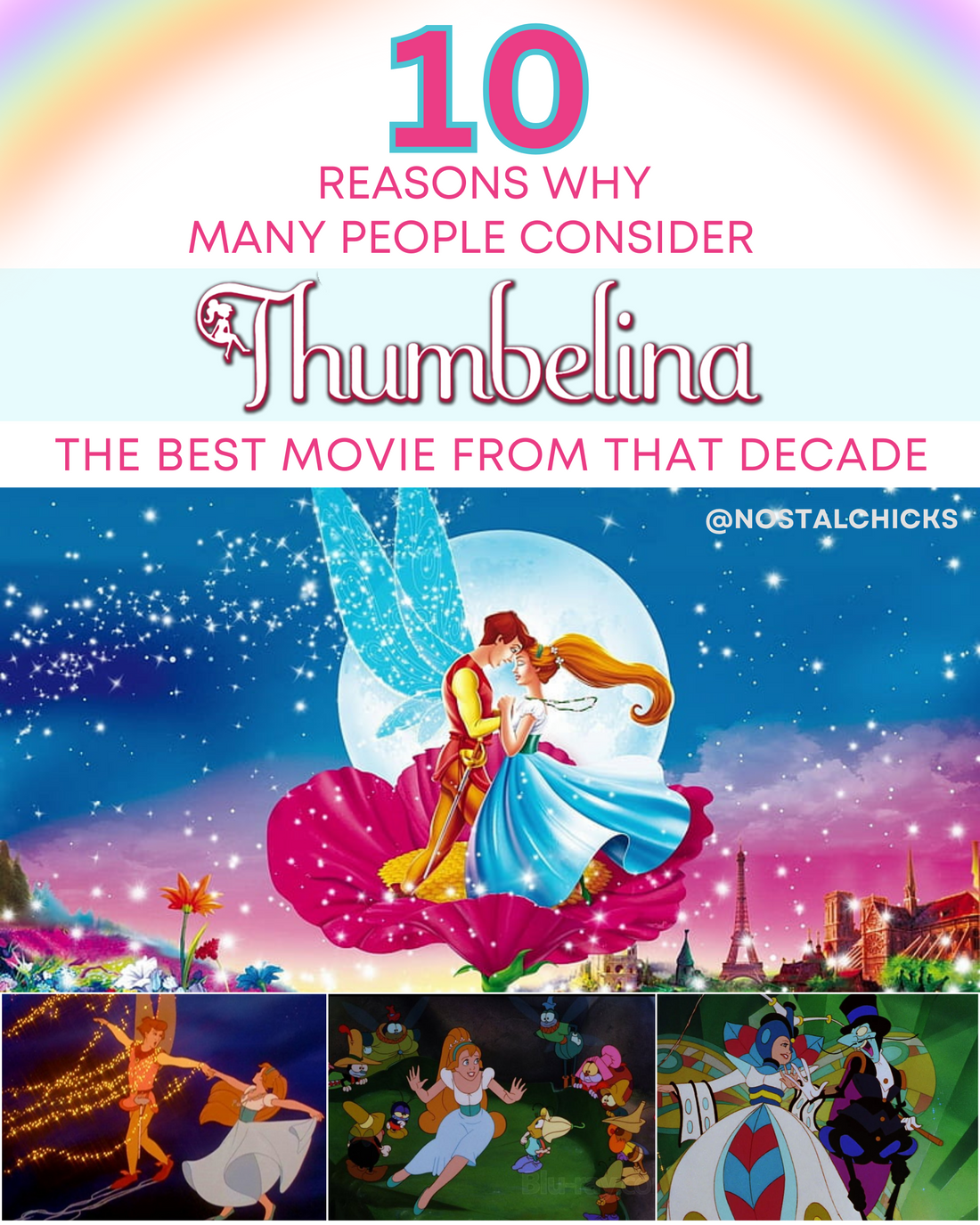 10 REASONS WHY MANY PEOPLE CONSIDER "THUMBELINA" TO BE ONE OF THE BEST MOVIES FROM THAT DECADE