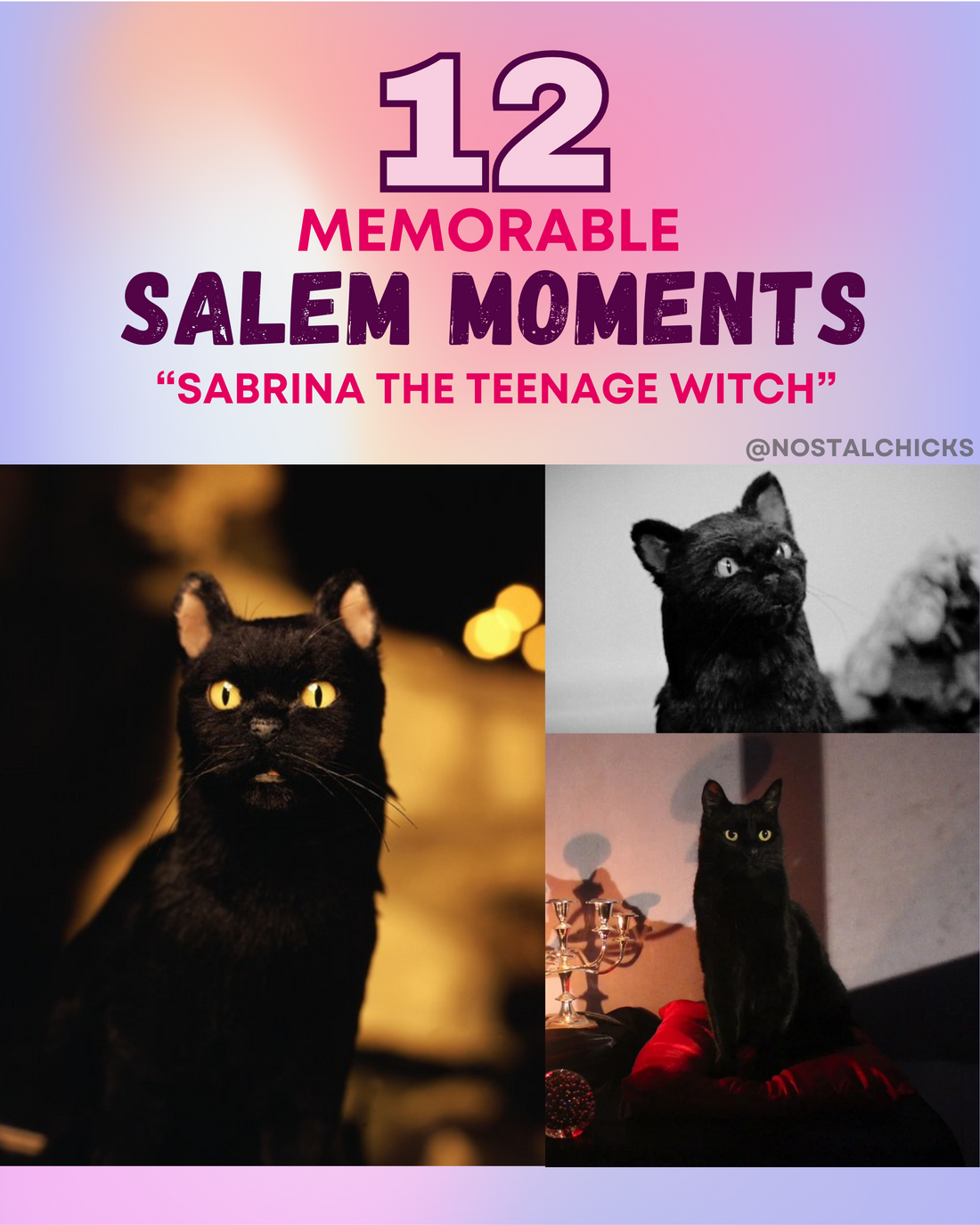 12 MEMORABLE SALEM MOMENTS IN "SABRINA THE TEENAGE WITCH"