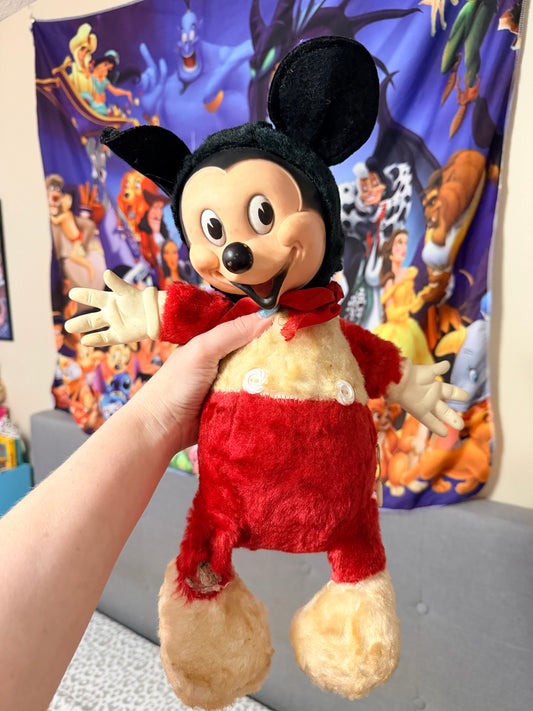 Vintage 50’s-60’s Mickey Plush