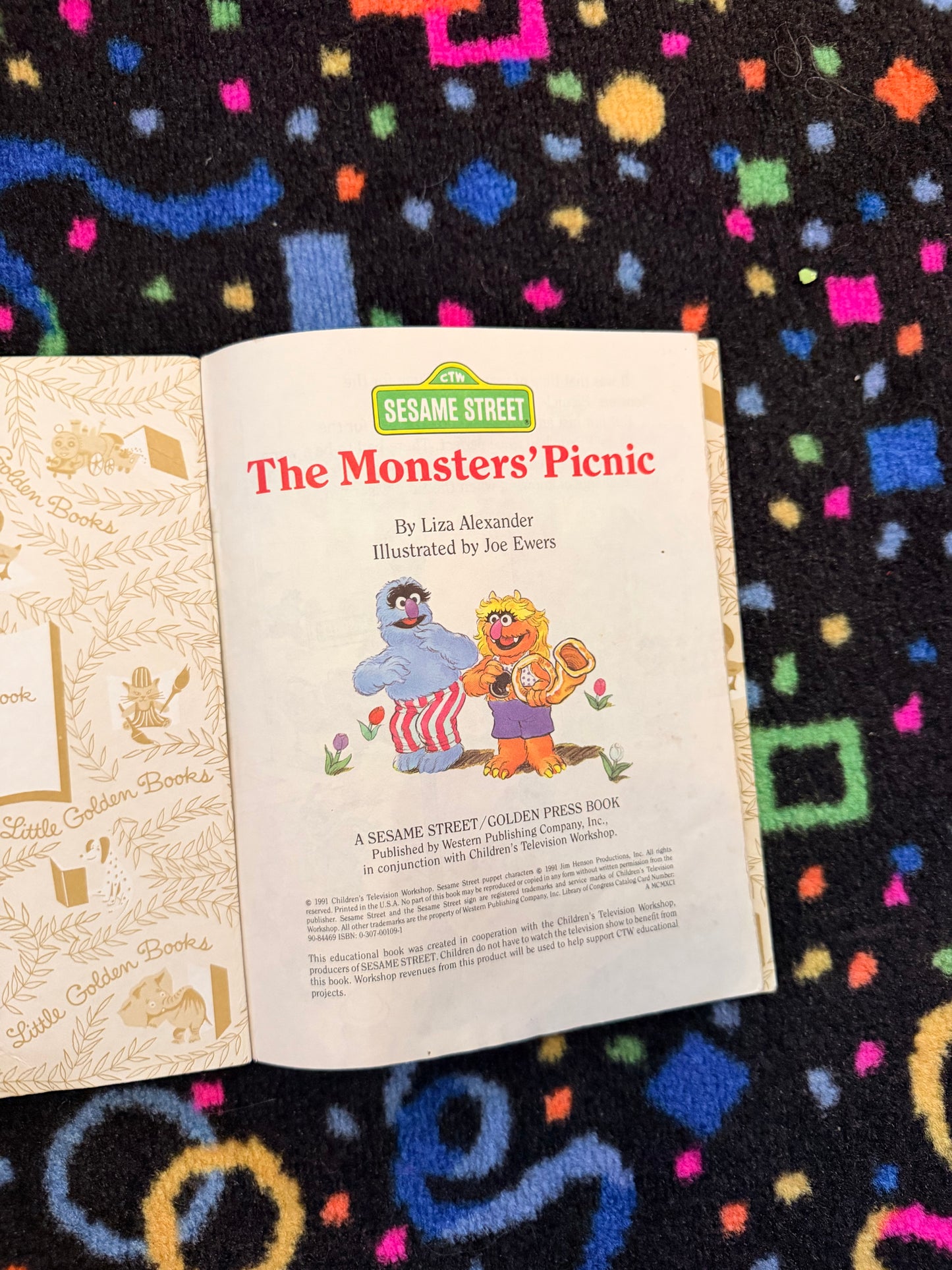 The Monsters Picnic Goldenbook