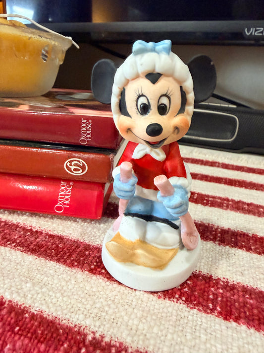 Vintage 1970s skiing Minnie