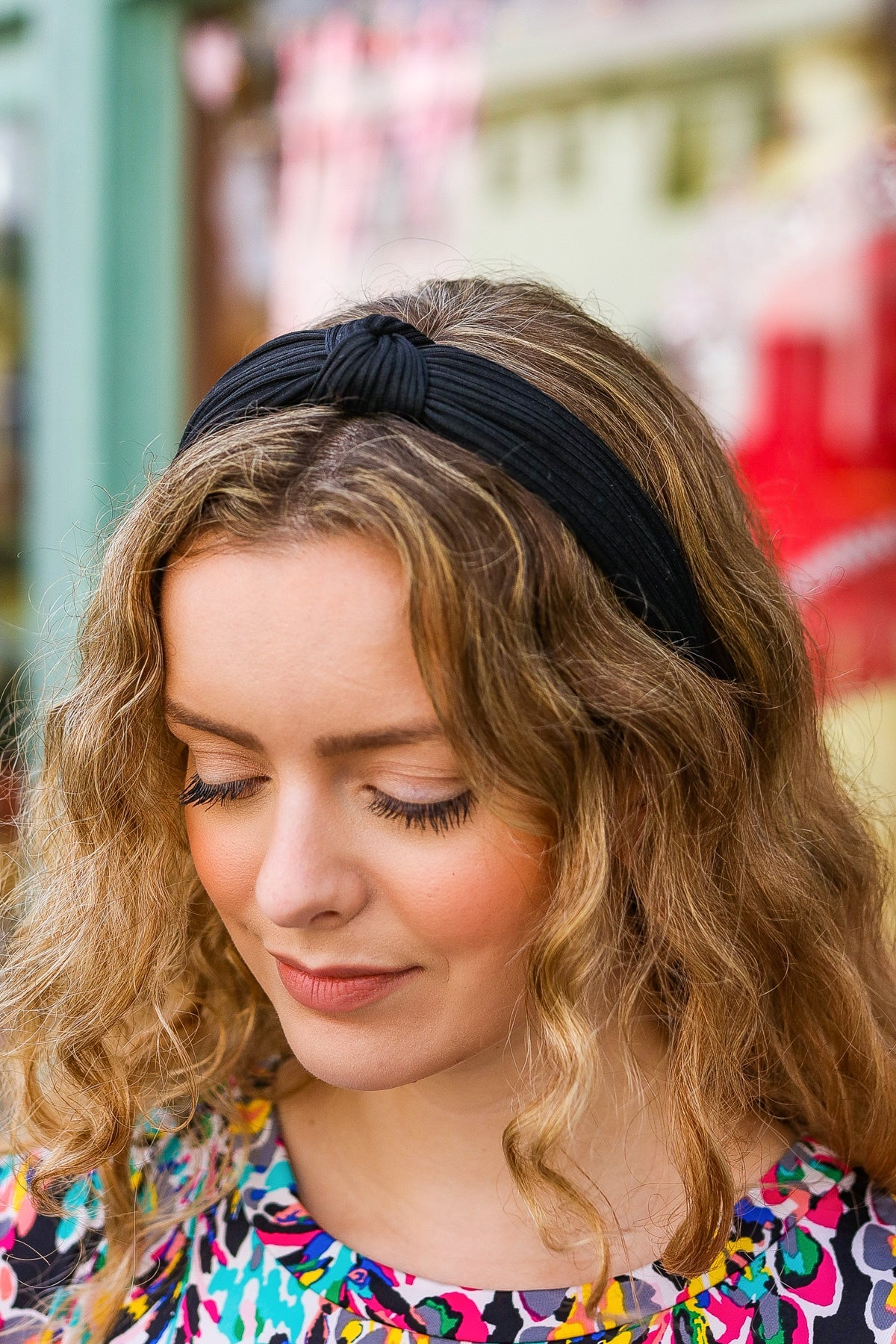 BLACK BLISS KNOT HEADBAND