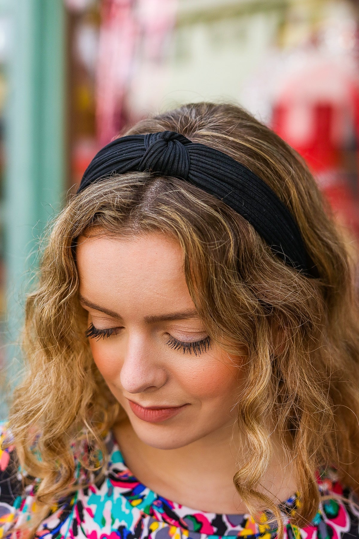 BLACK BLISS KNOT HEADBAND