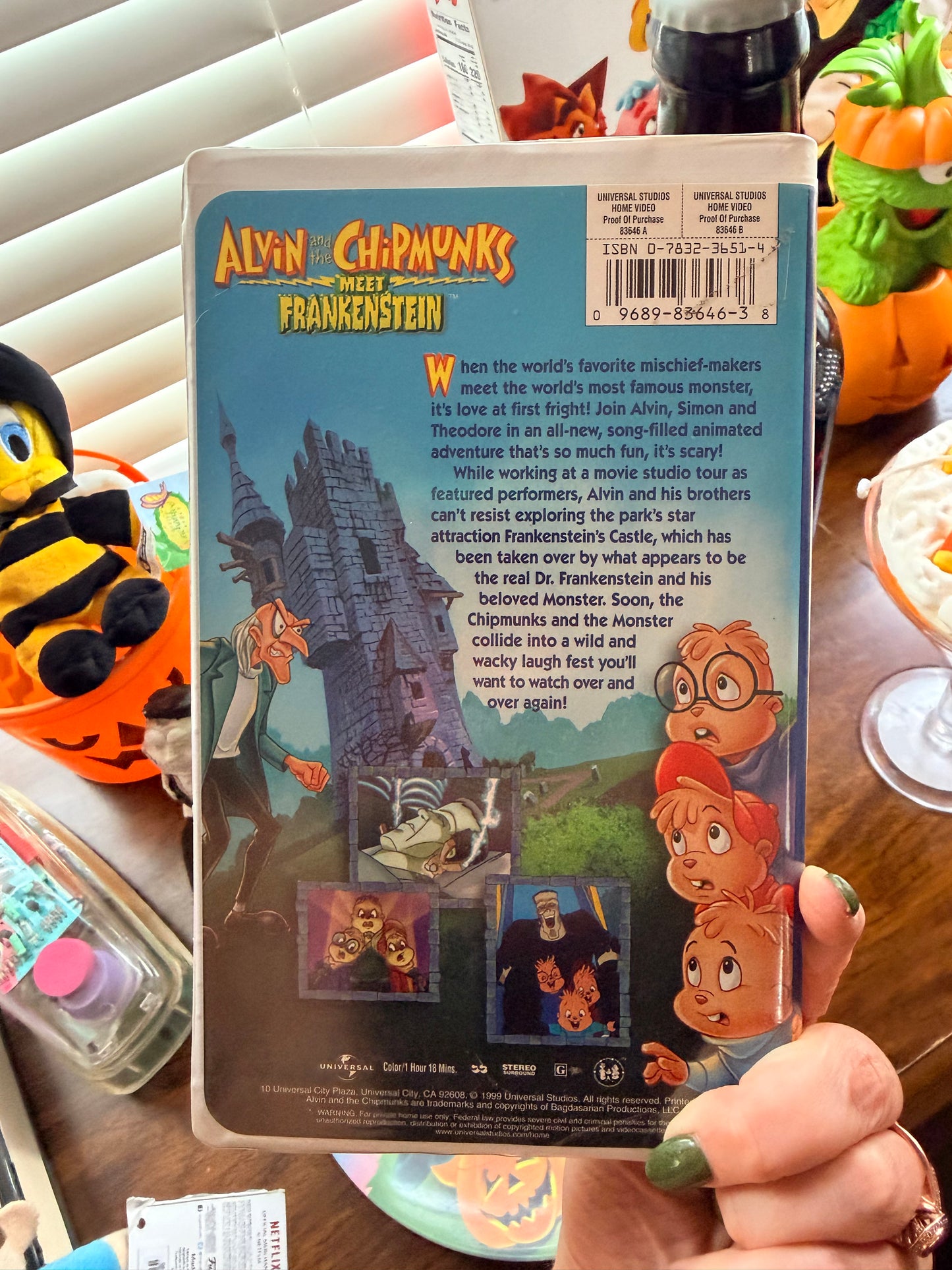 Alvin and the Chipmunks Meet Frankenstein VHS