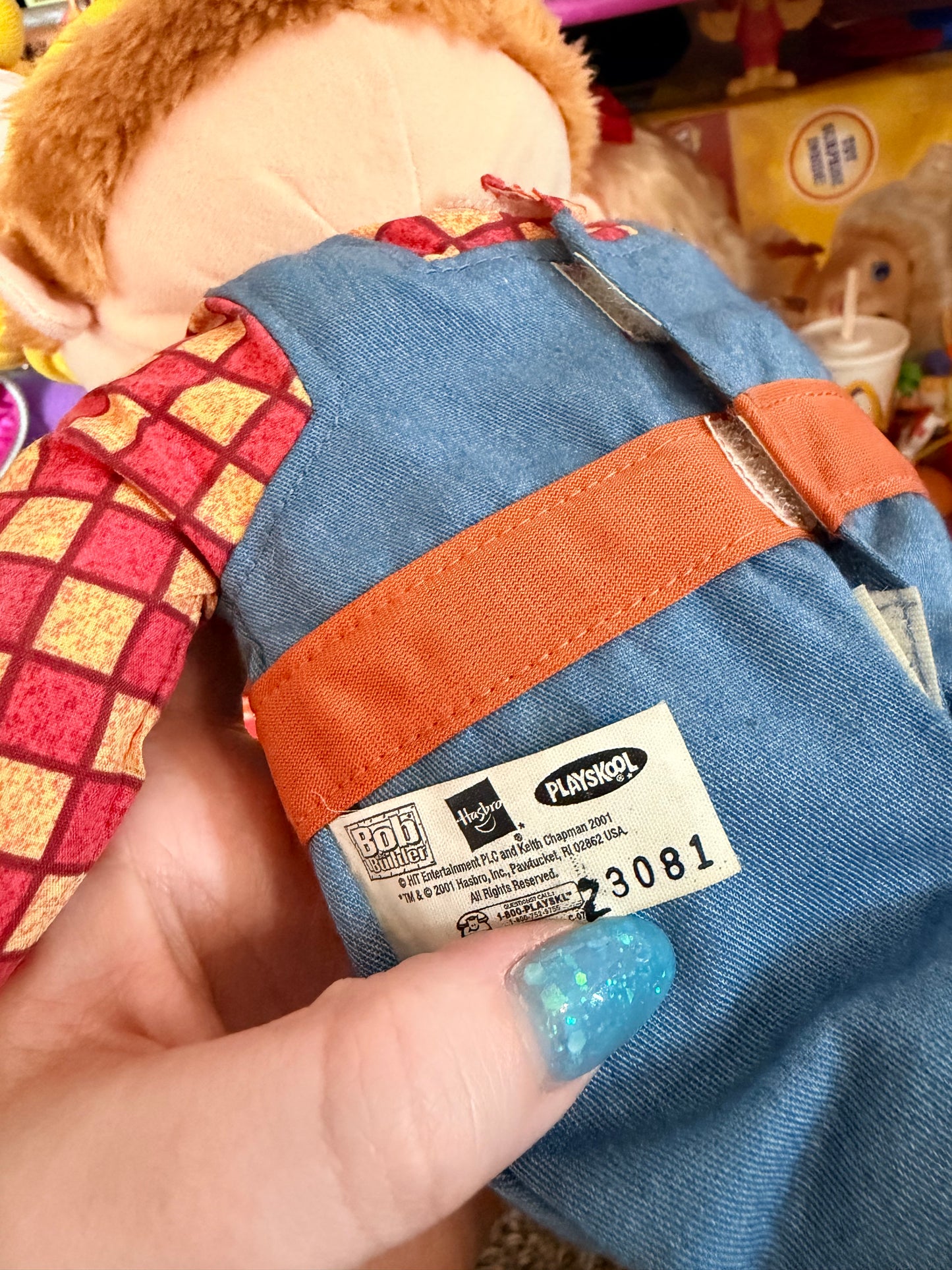 Bob the Builder talking Plush 2001