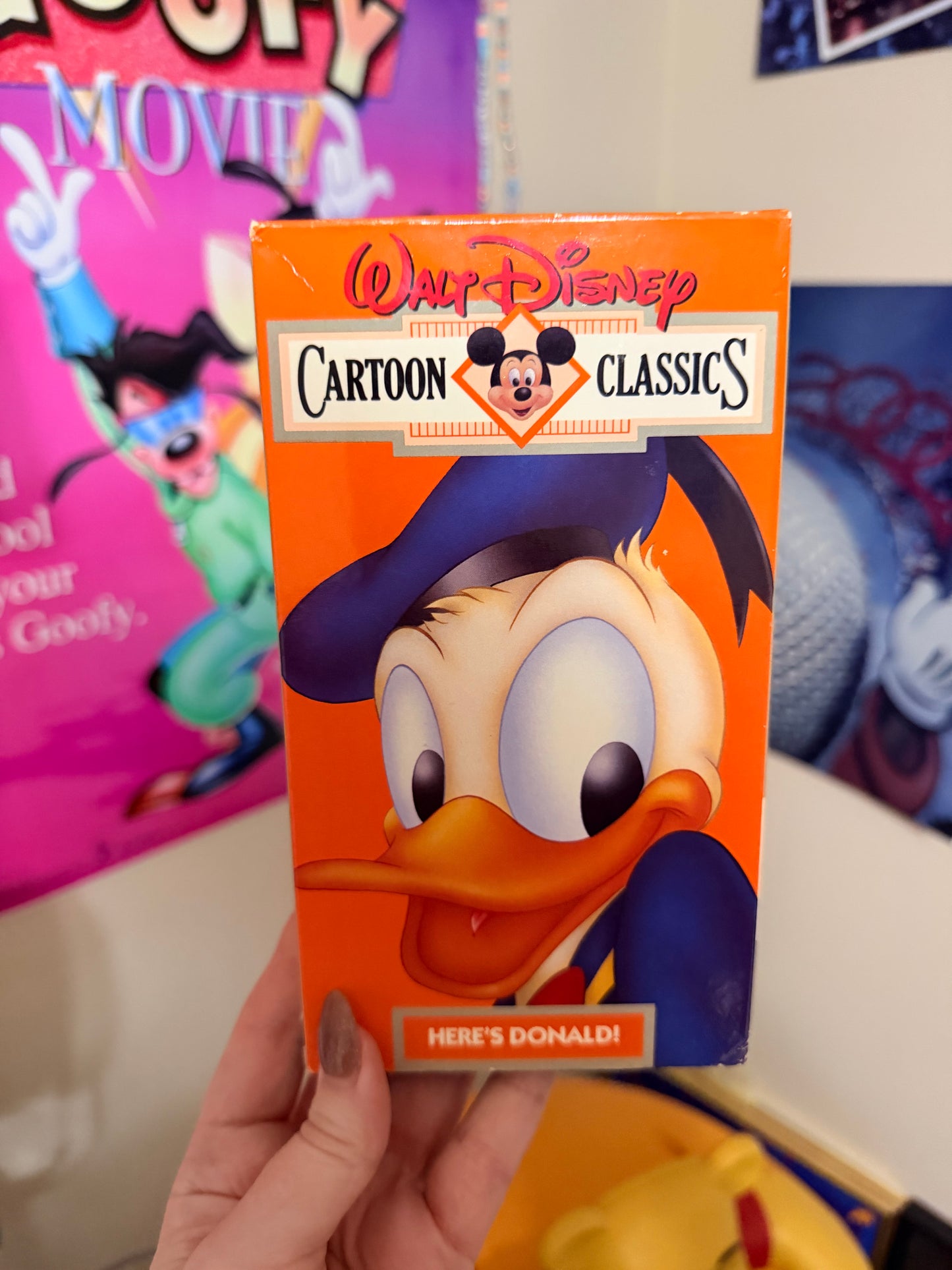 Walt Disney Cartoon Classics “Here’s Donald!” VHS