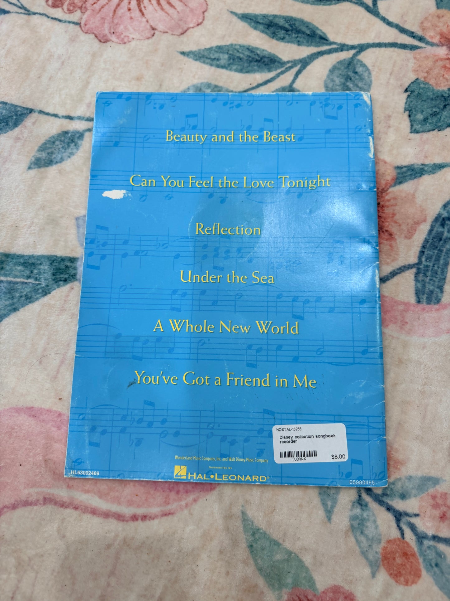 Disney collection songbook recorder