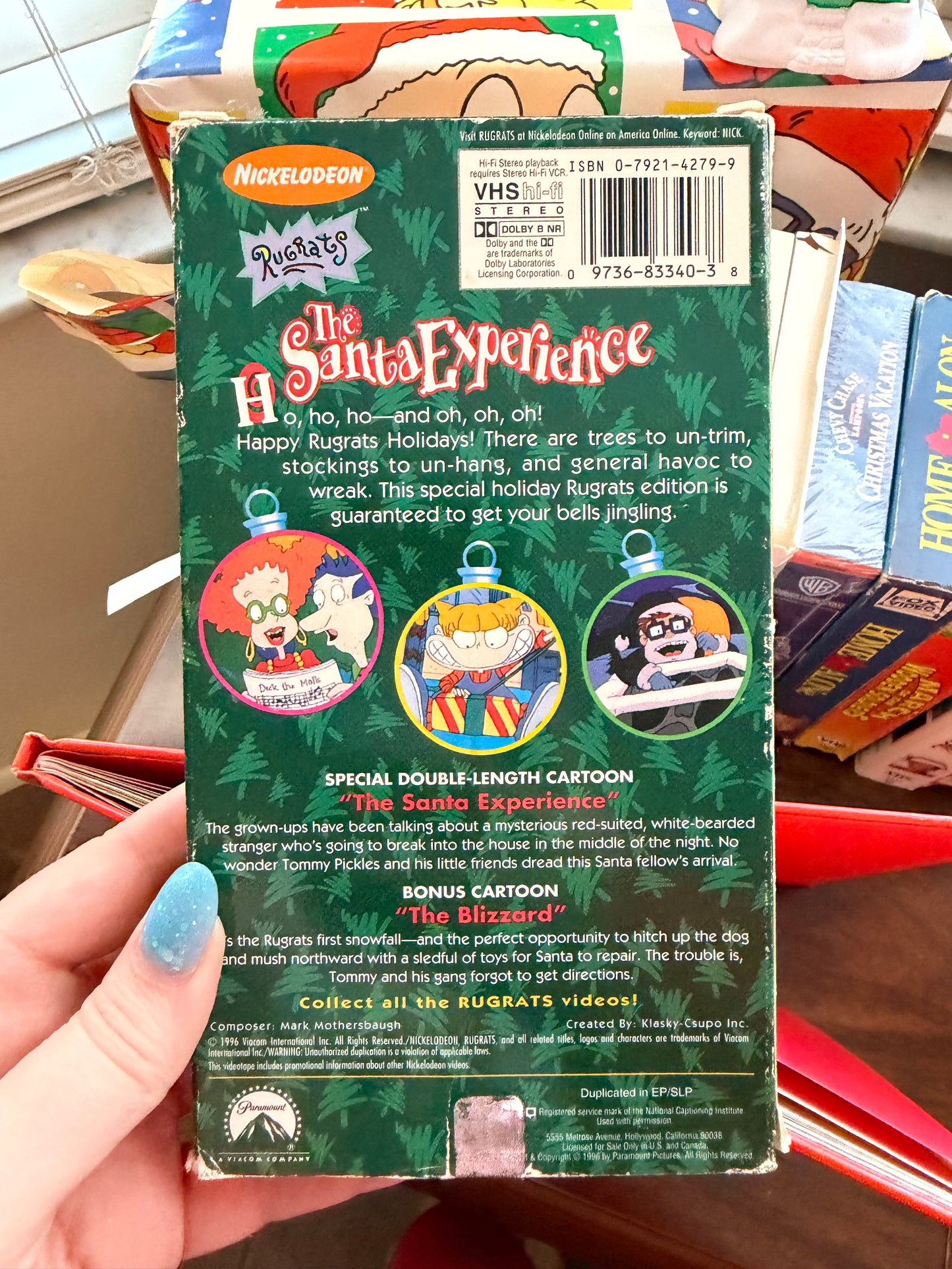 Rugrats The Santa Experience vhs