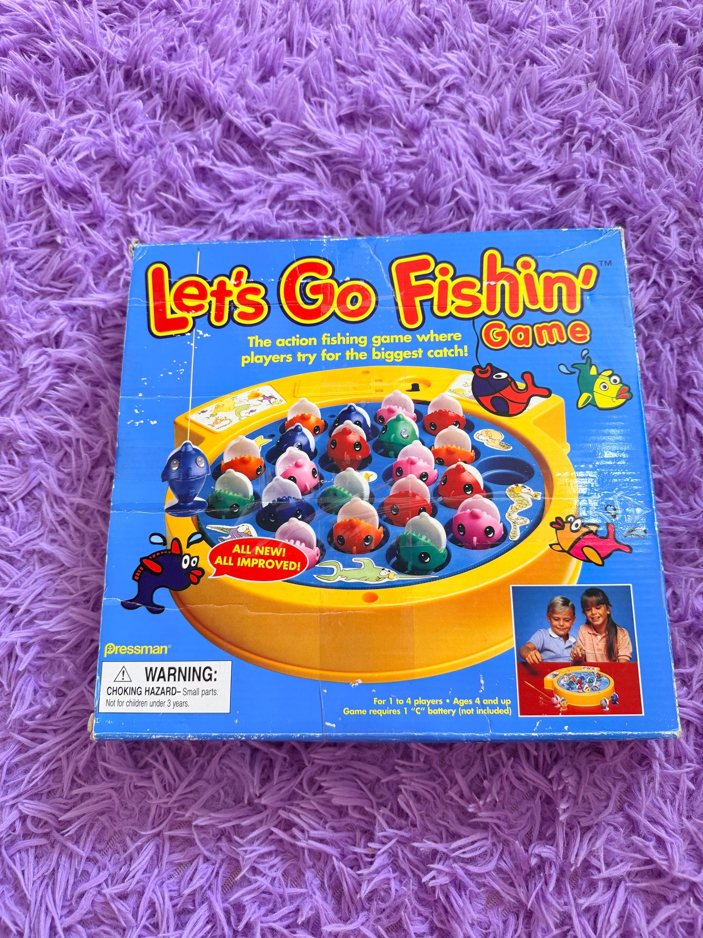 Vintage 1997 lets go fishing game
