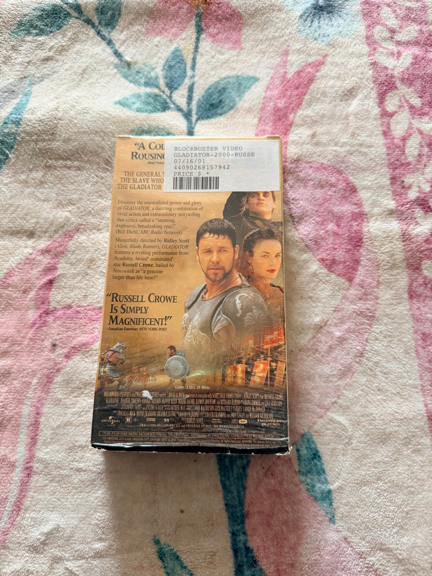 Gladiator vhs