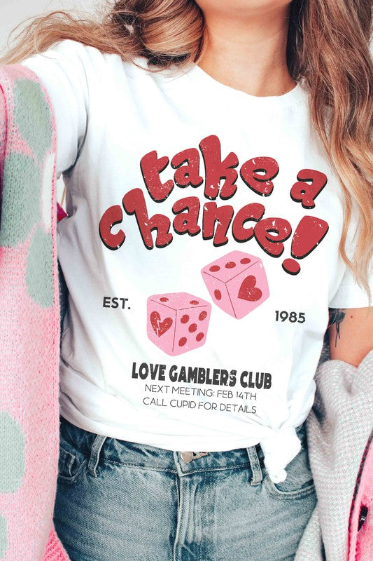 User TAKE A CHANCE GRAPHIC TEE