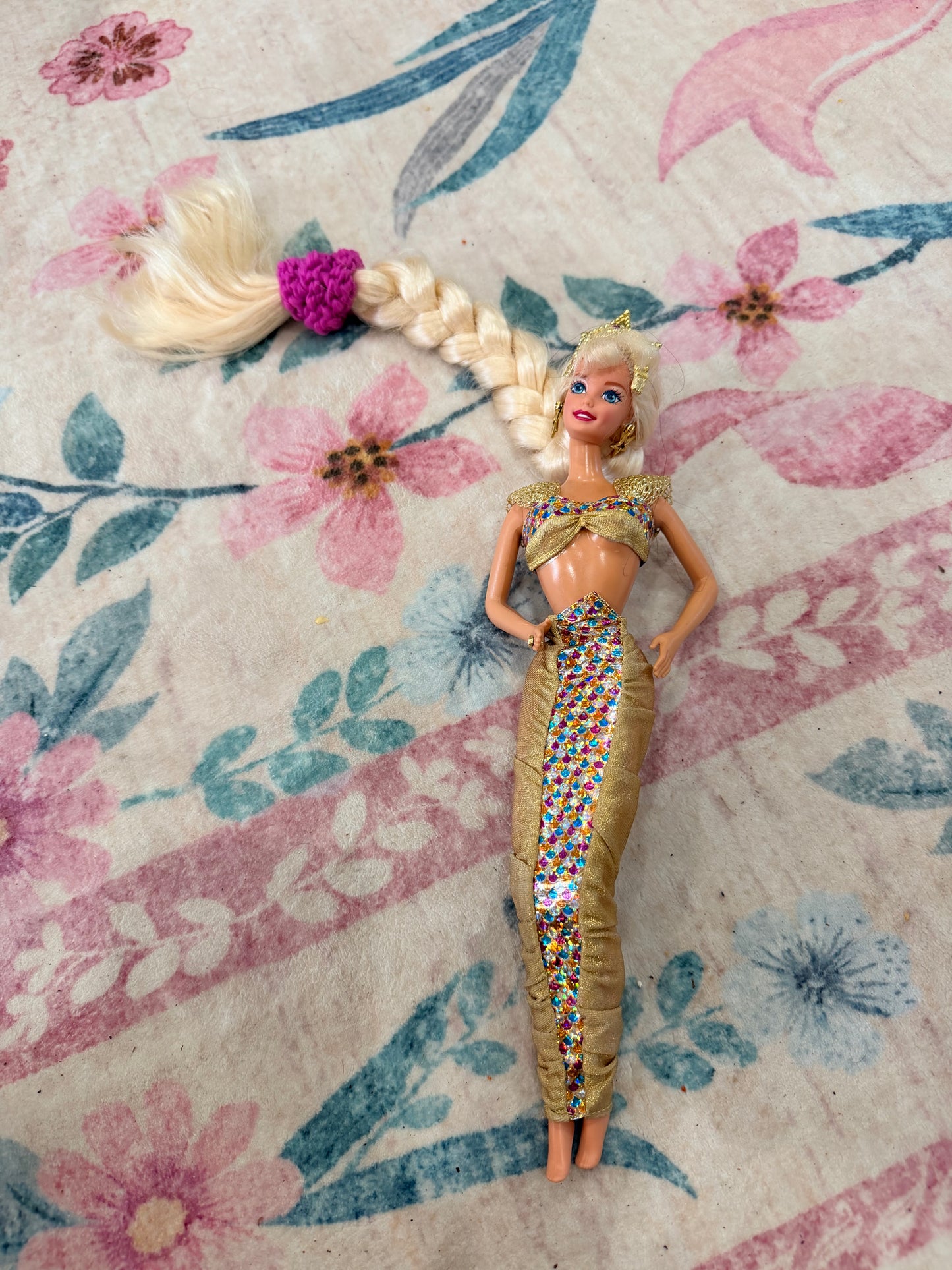 1995 Mattel Jewel Hair Barbie braid