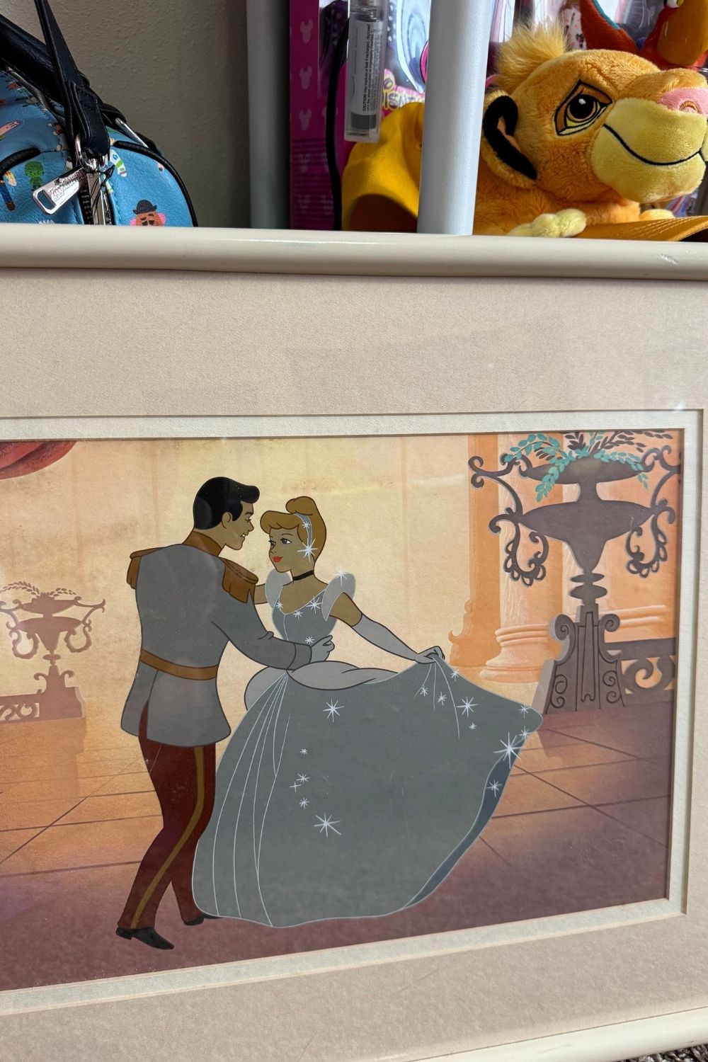 1997 DISNEY CLASSIC CINDERELLA MAGIC AT THE BALL 09419/10000 FRAMED LITHOGRAPH*