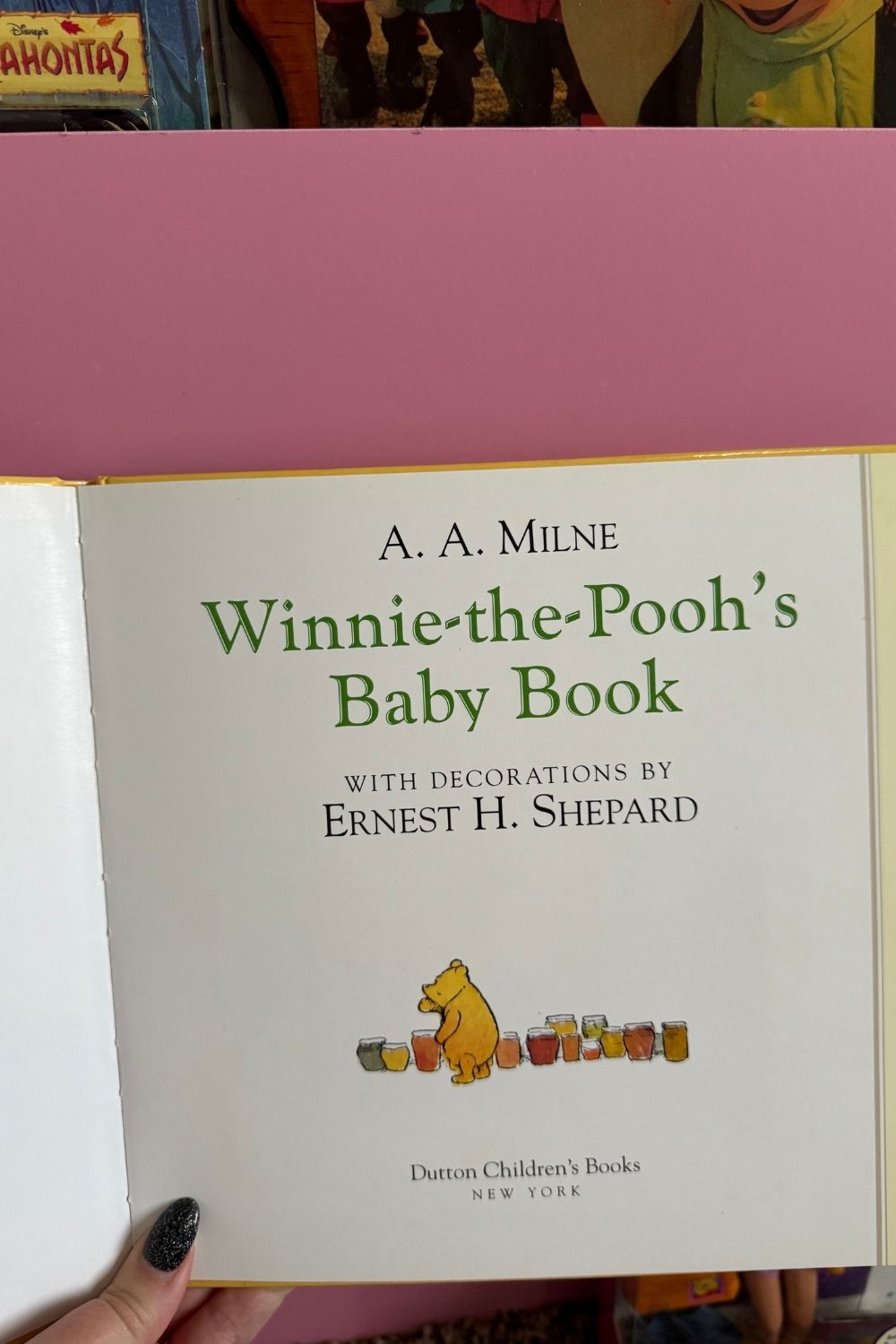 WINNIE THE POOH'S BABY BOOK*