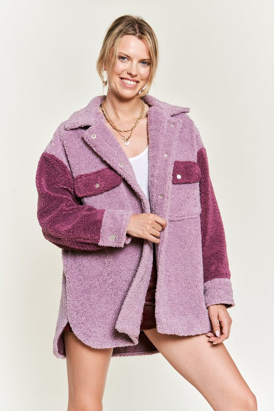 BERRY BREEZE SHERPA JACKET