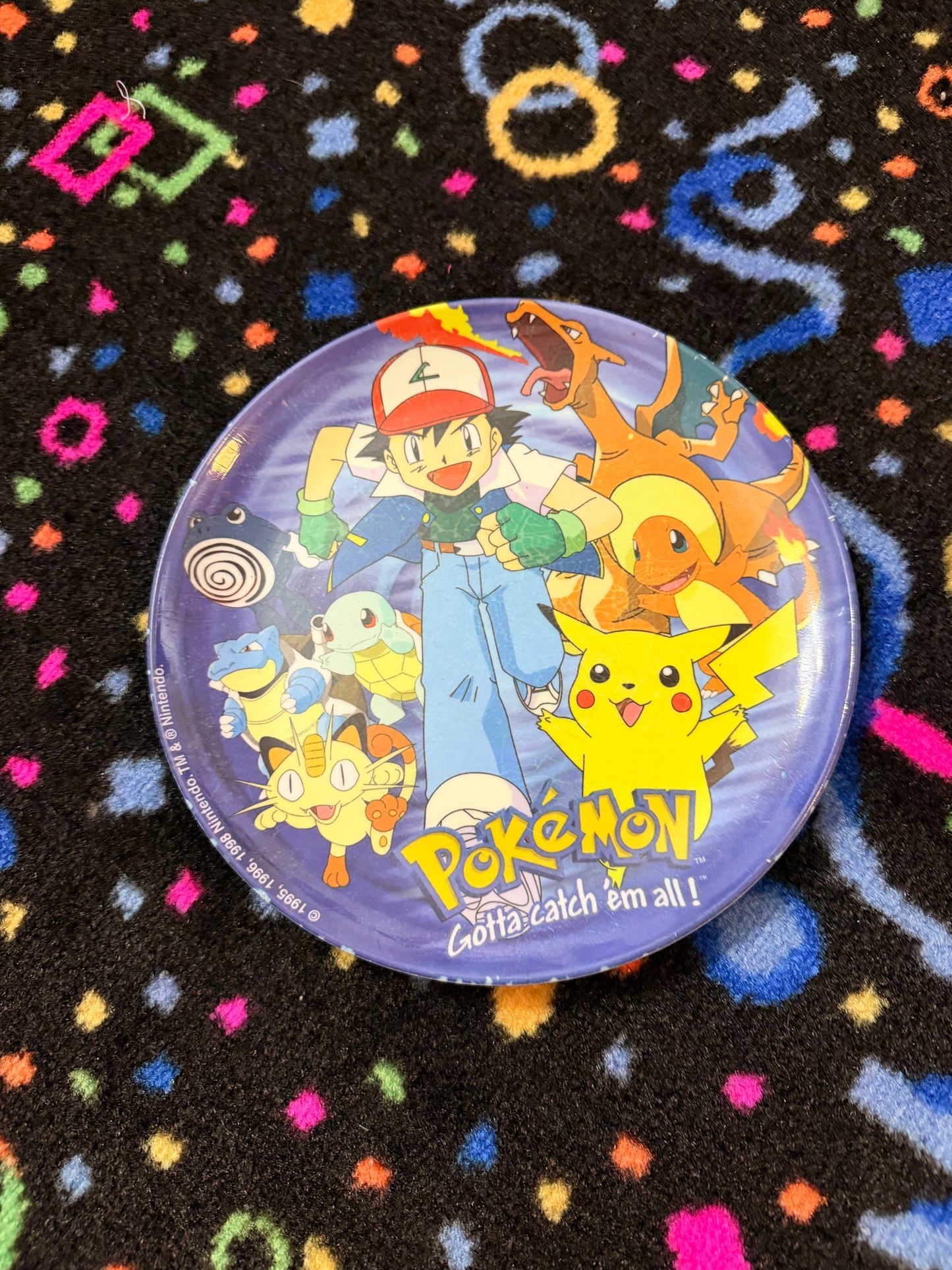 90’s Pokemon Gotta catch them all plate