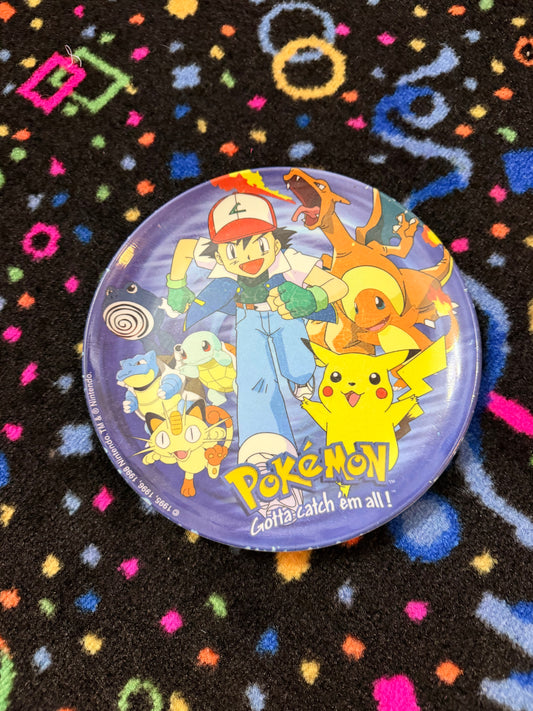 90’s Pokemon Gotta catch them all plate