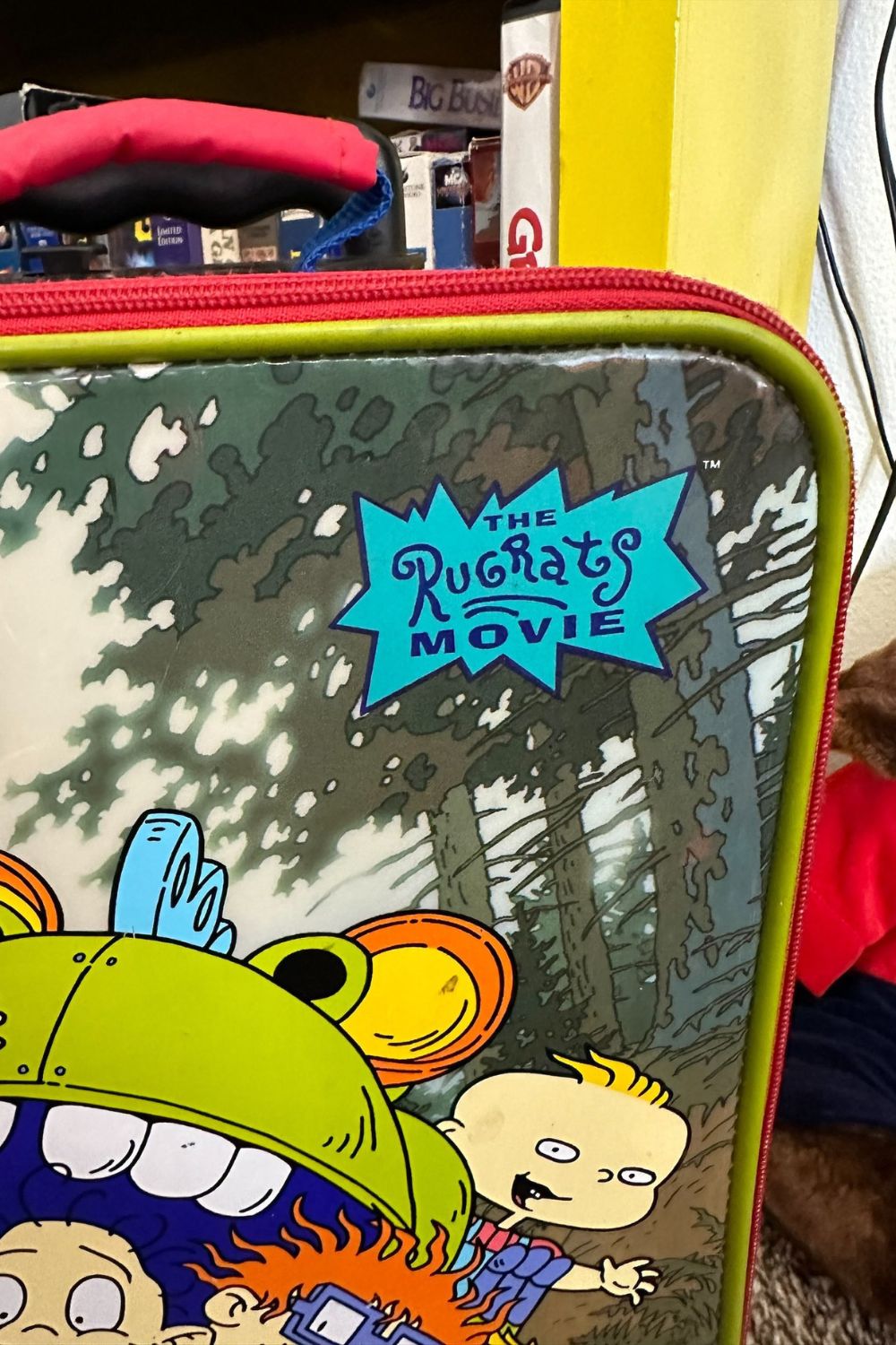 Vintage 1998 retailer Viacom Nickelodeon The Rugrats Movie Rolling Suitcase Travel Bag