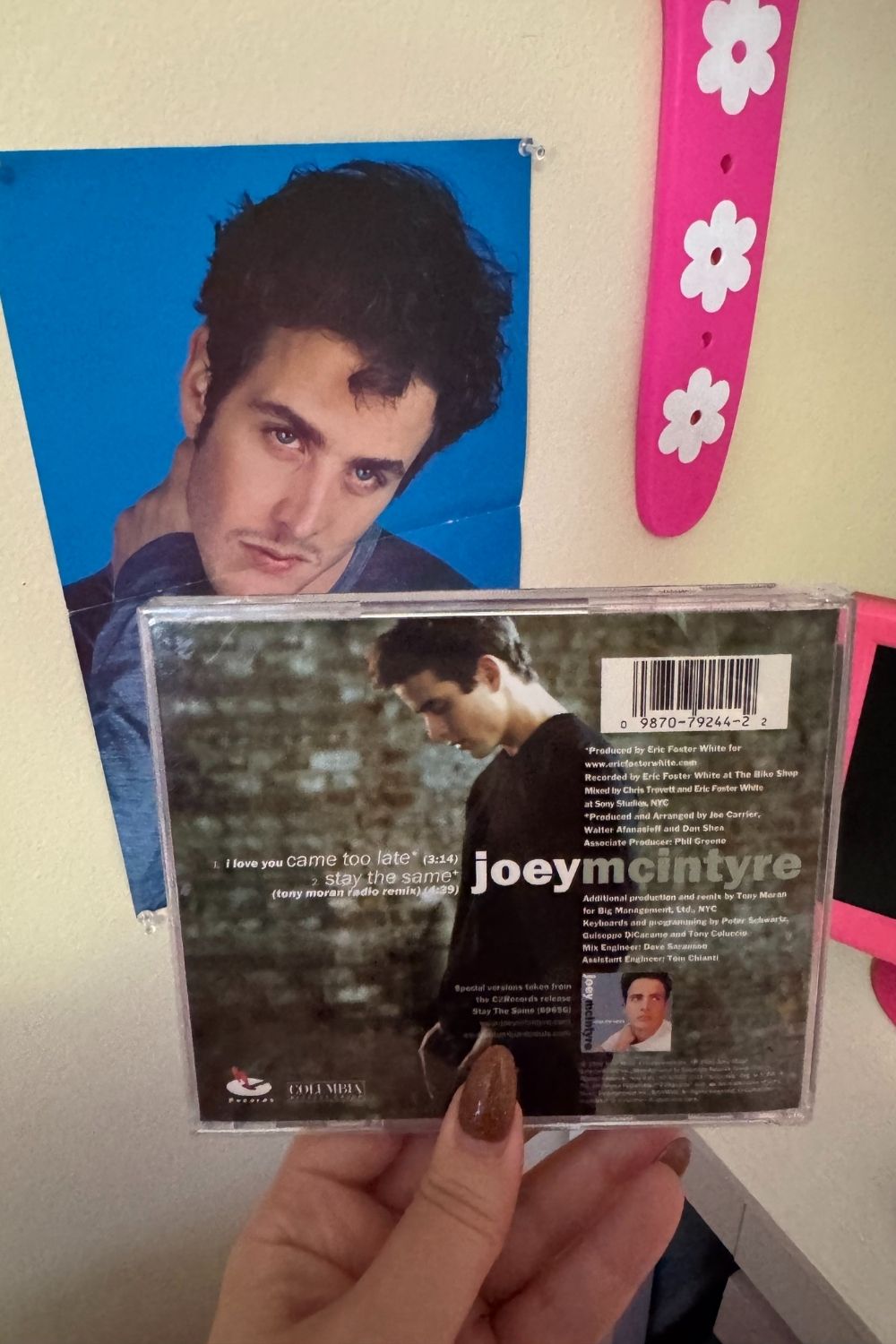 I LOVE YOU CAME TOO LATE JOEY MCINTYRE CD*