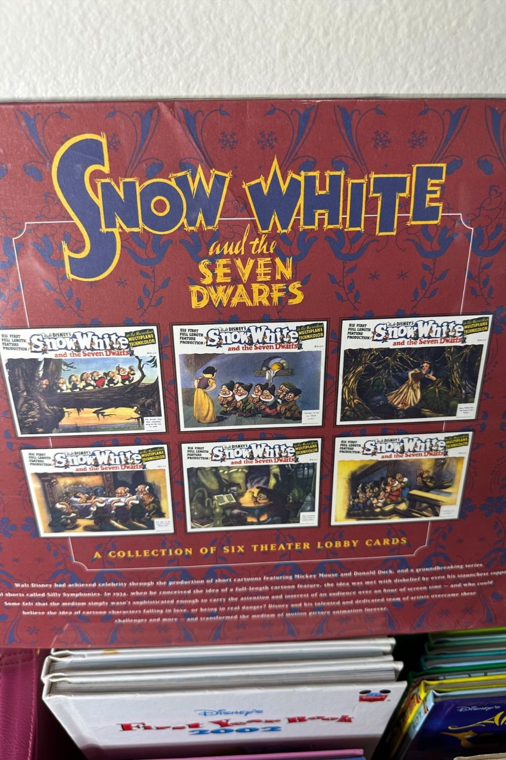 SNOW WHITE AND THE SEVEN DWARFS SET OF 6 LOBBY CARDS (SEALED)*