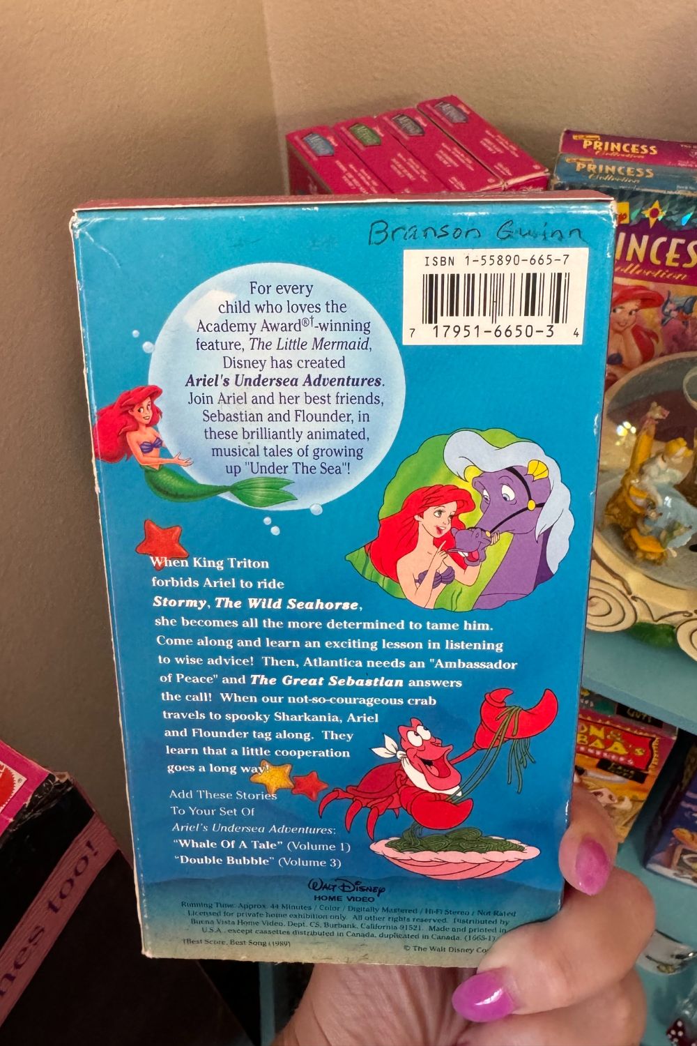 ARIEL’S UNDERSEA ADVENTURES: STORMY, THE WILD SEAHORSE VHS*