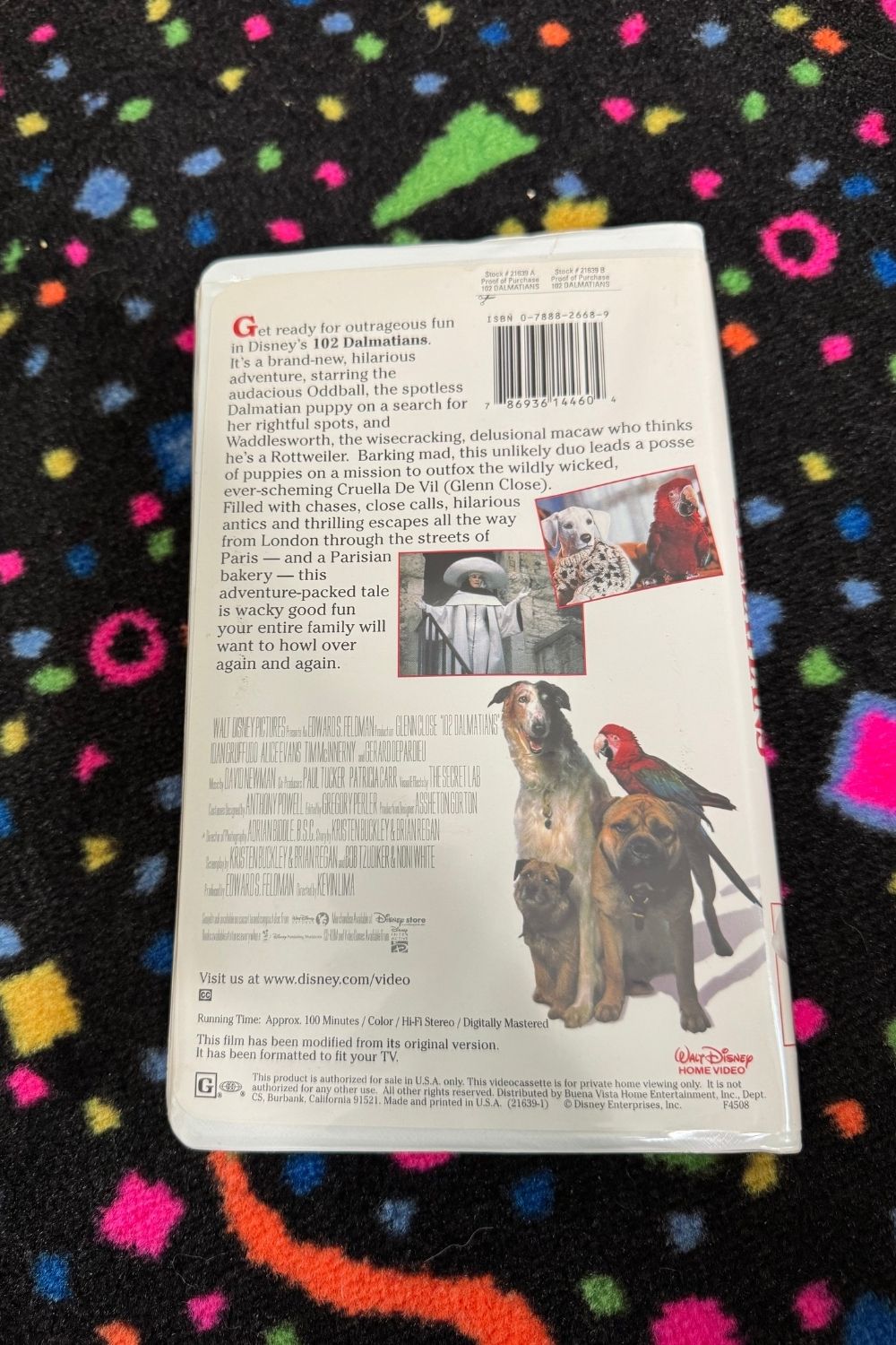 102 DALMATIANS (LIVE ACTION) VHS*