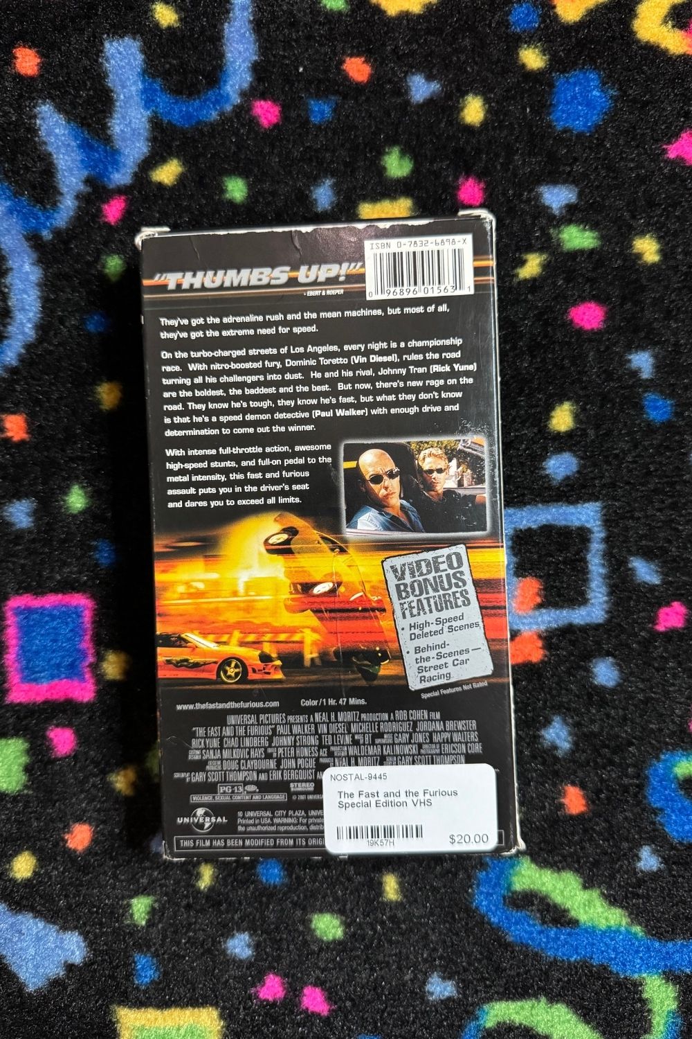 THE FAST AND THE FURIOUS SPECIAL EDITION VHS*