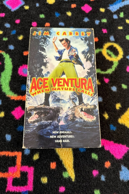 ACE VENTURE WHEN THE NATURE CALLS VHS*