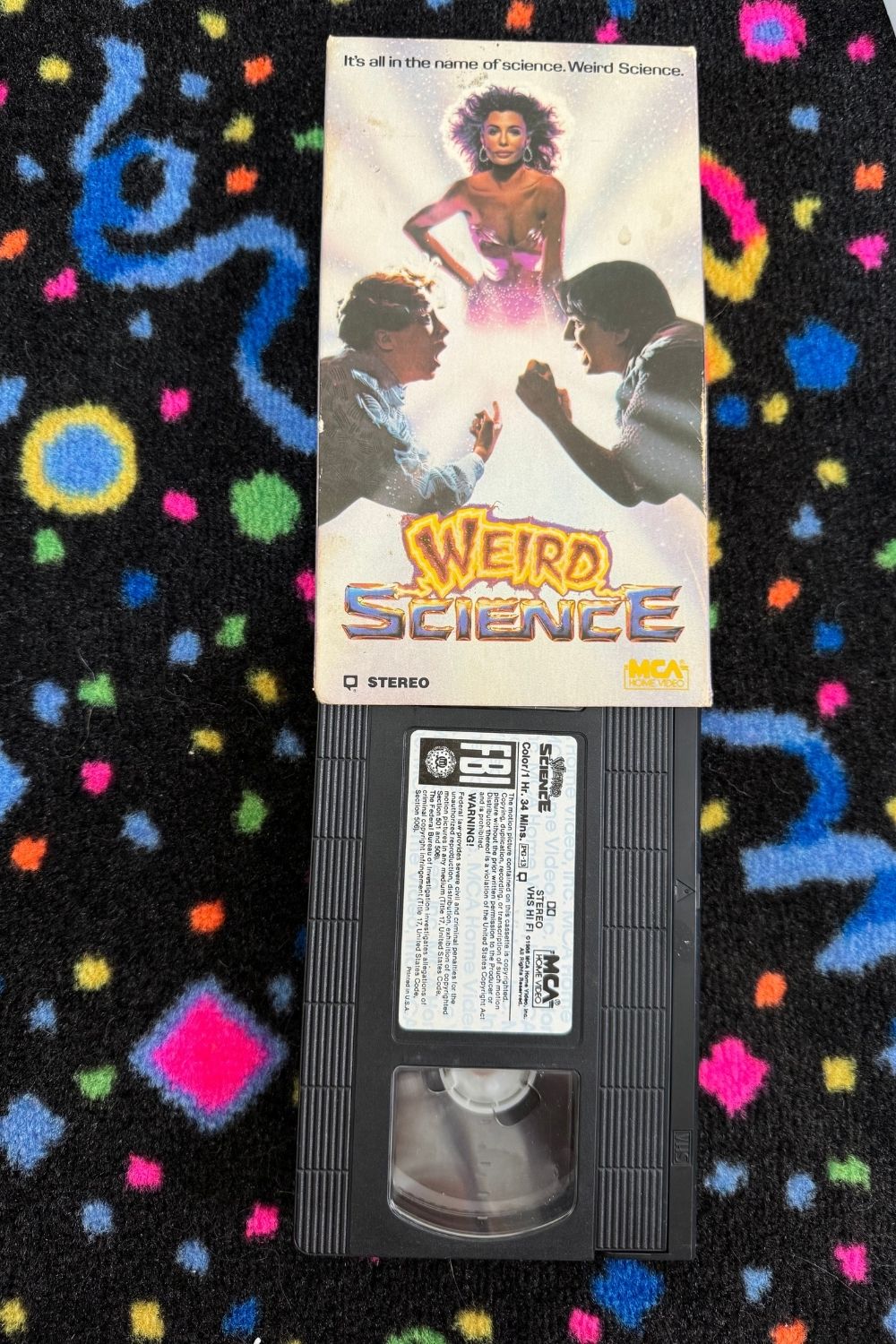 WEIRD SCIENCE VHS*