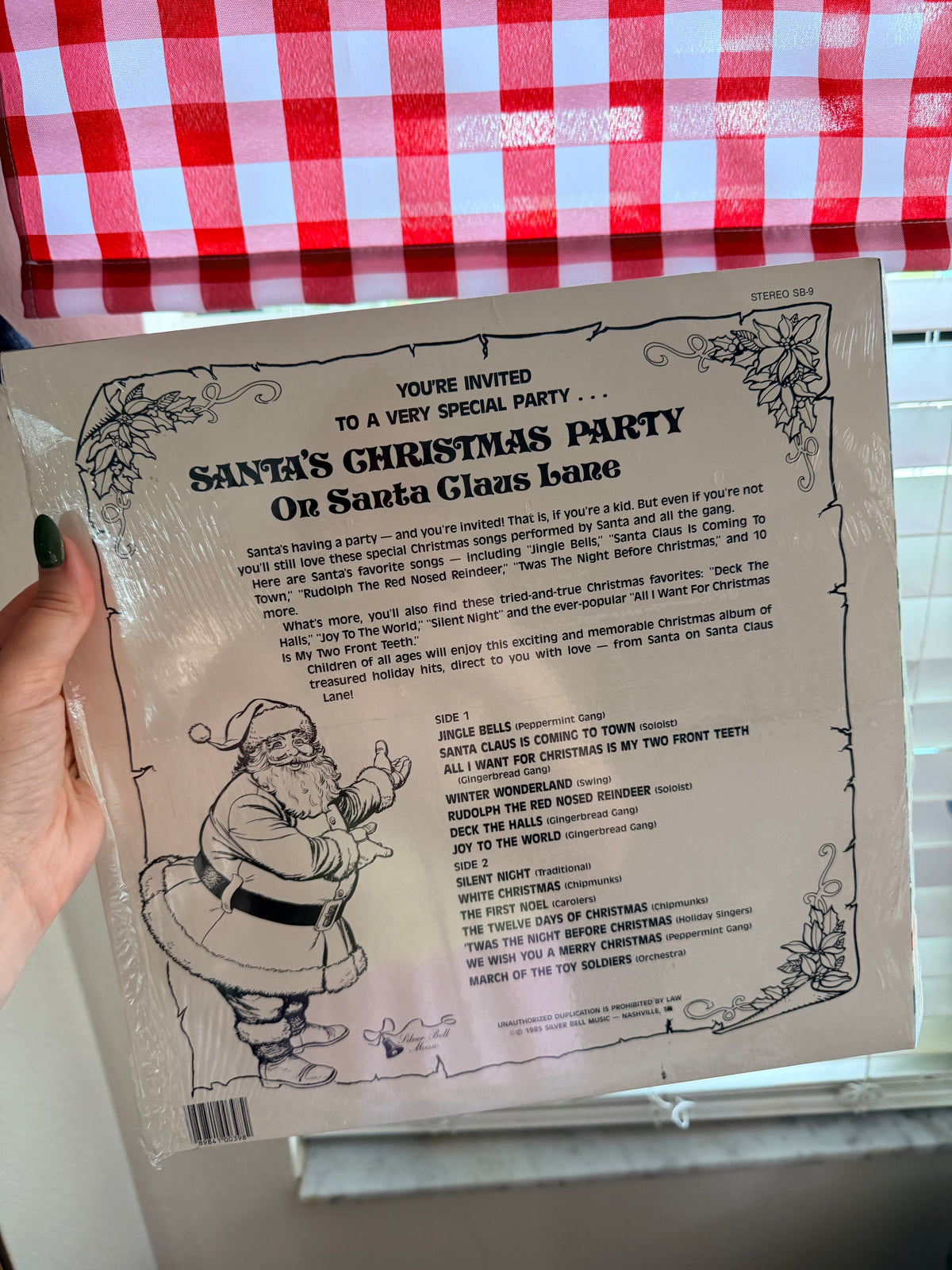 Santa’s Christmas On Santa Claus Lane vinyl record