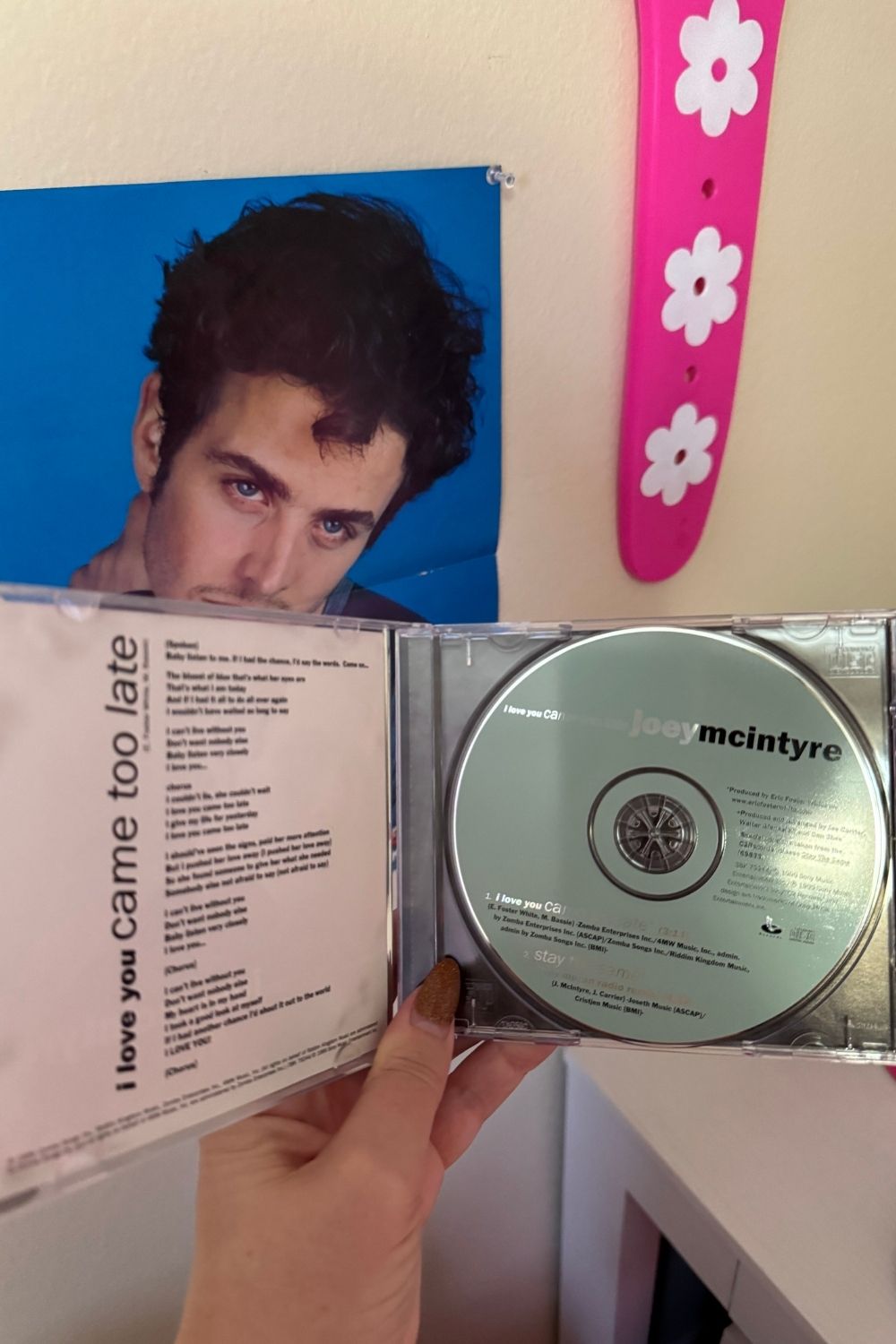 I LOVE YOU CAME TOO LATE JOEY MCINTYRE CD*