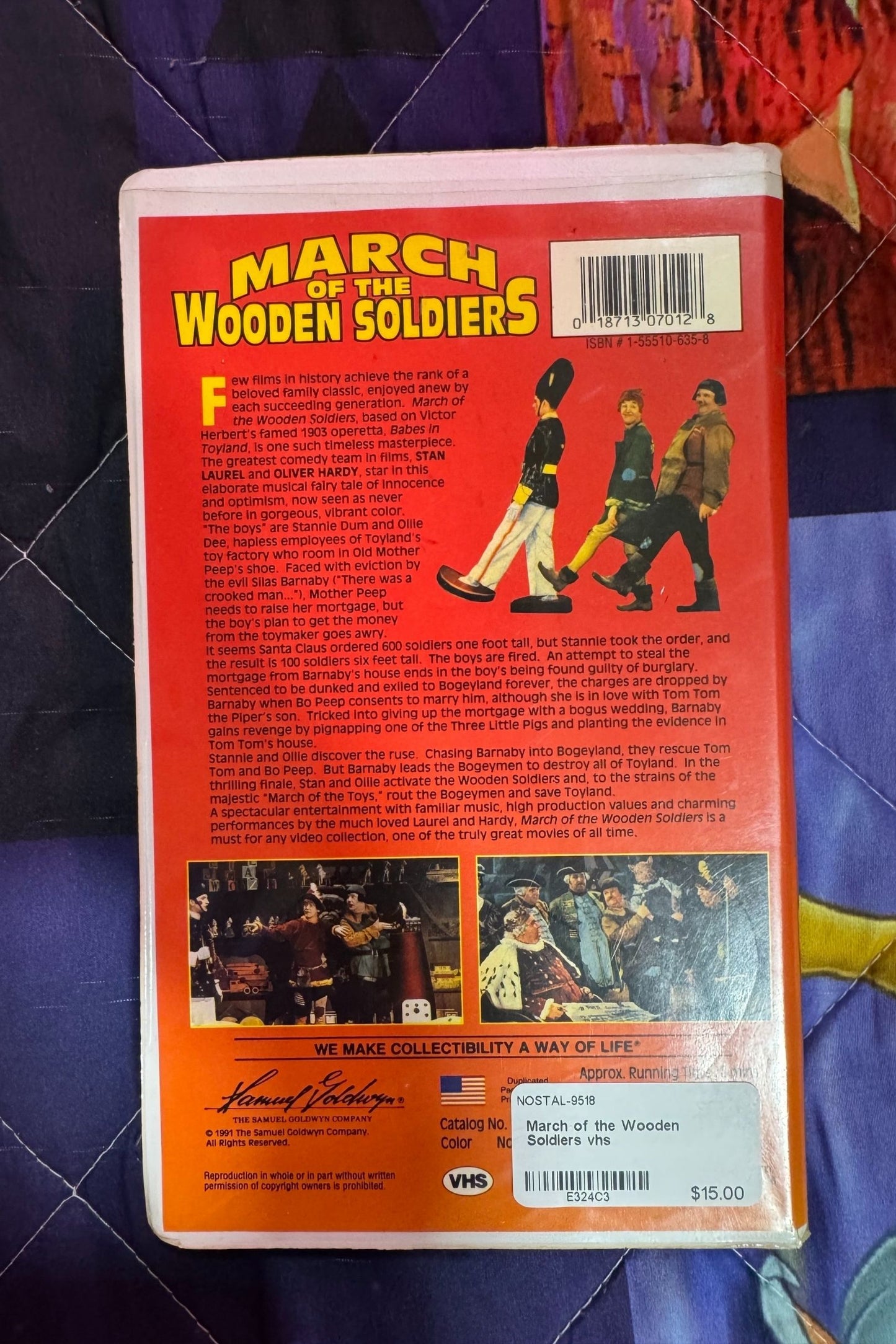 MARCH OF THE WOODEN SOLDIERS VHS*