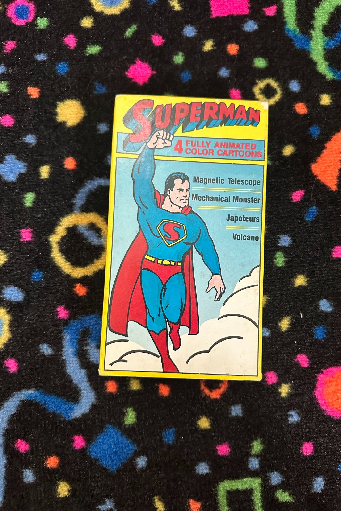 SUPERMAN CARTOON VHS*