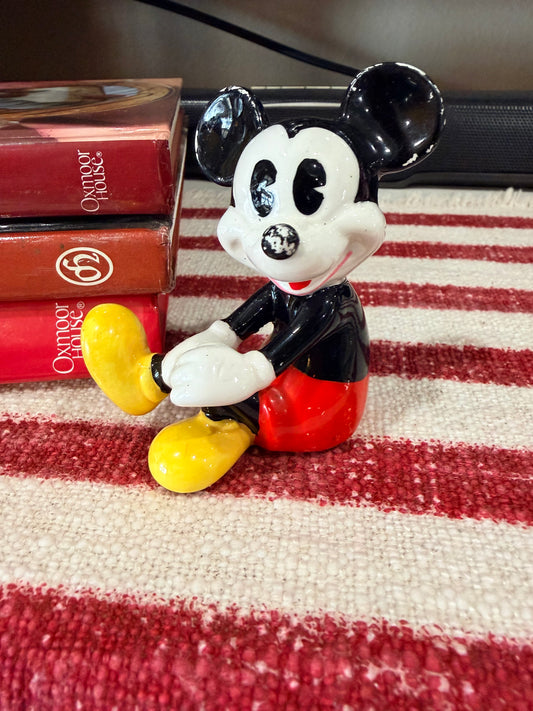 Vintage ceramic sitting Mickey