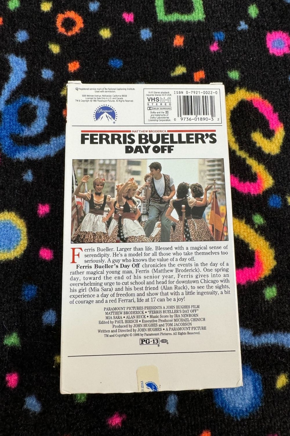 FERRIS BUELLERS DAY OFF VHS*