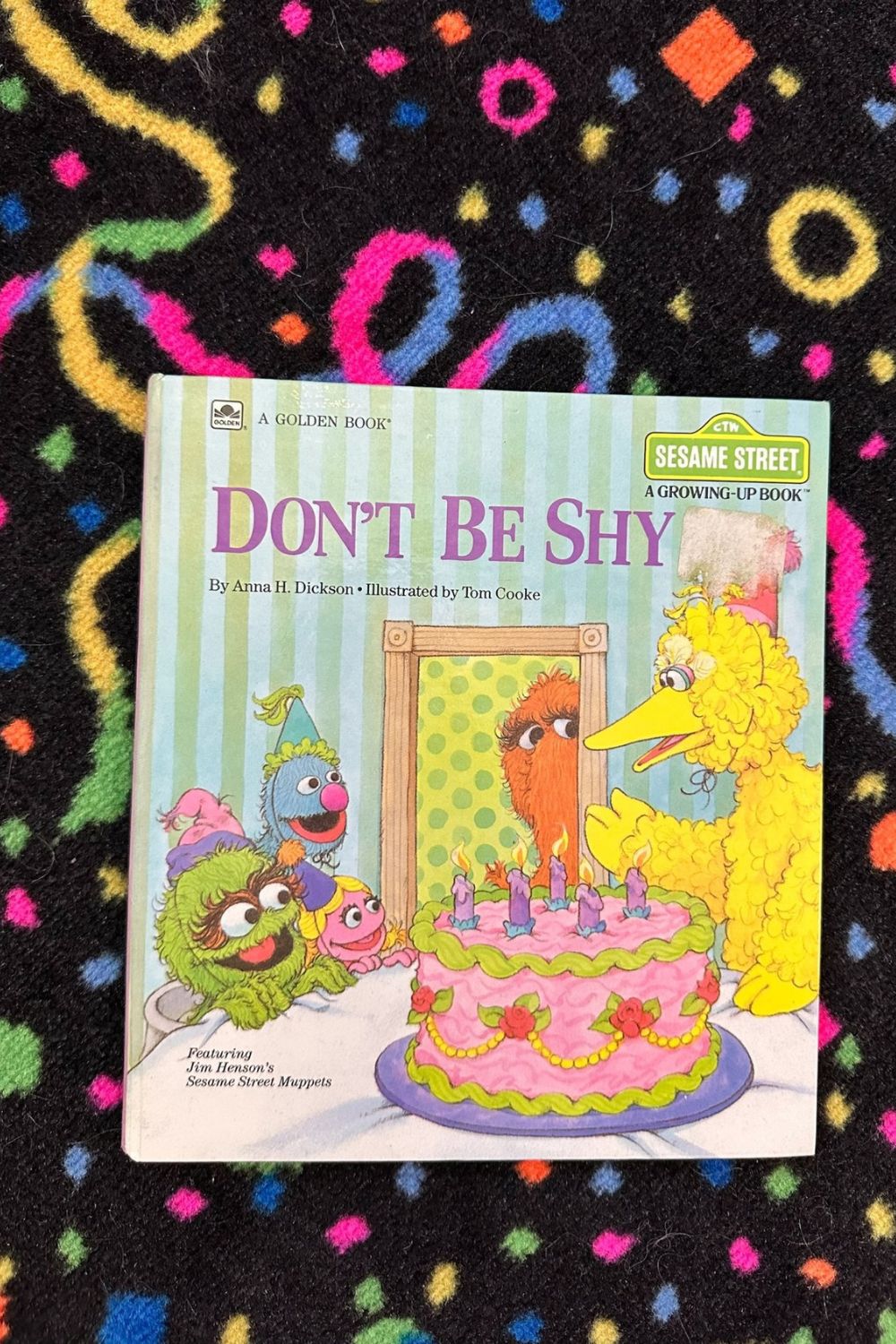 SESAME STREET A GROWING-UP BOOK- "DON'T BE SHY"*