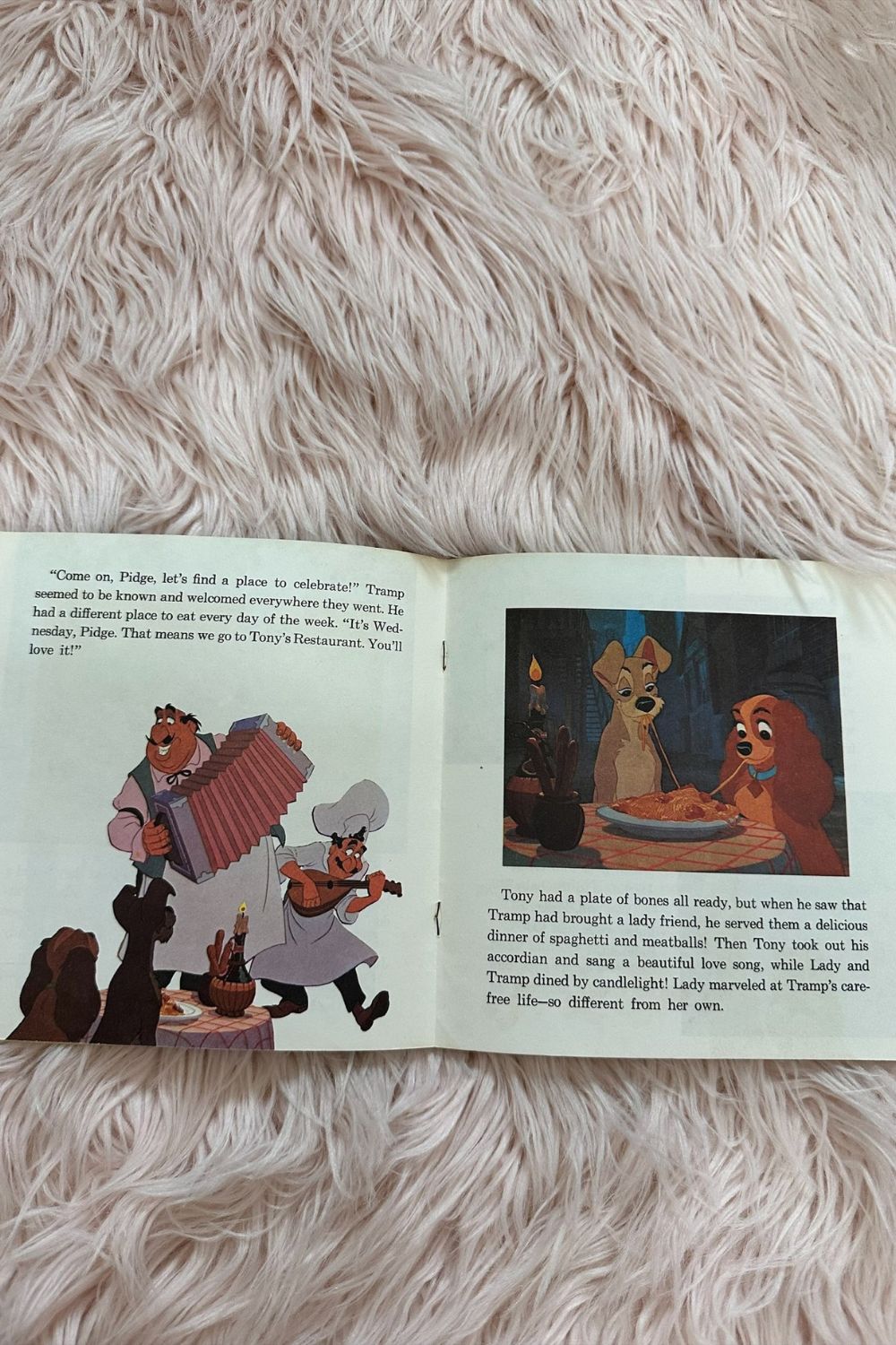 VINTAGE 1979 "LADY AND THE TRAMP" SEE HEAR READ BOOK*