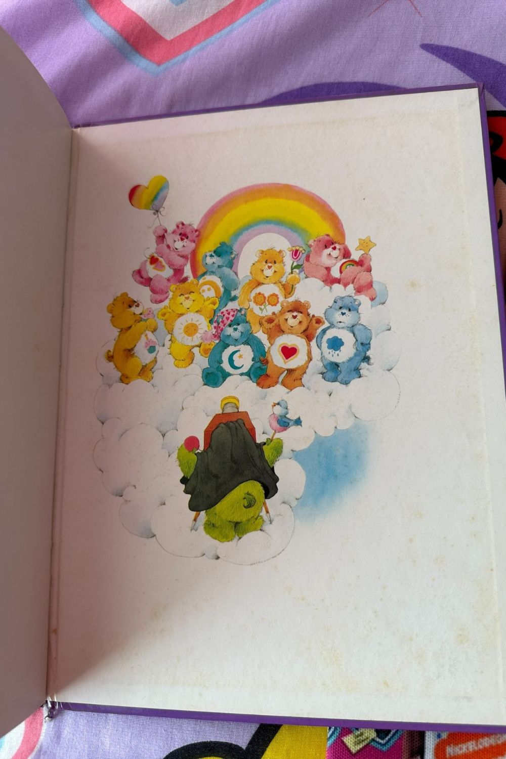 VINTAGE 1980'S CARE BEARS "YOUR BEST WISHES CAN COME TRUE" BOOK*