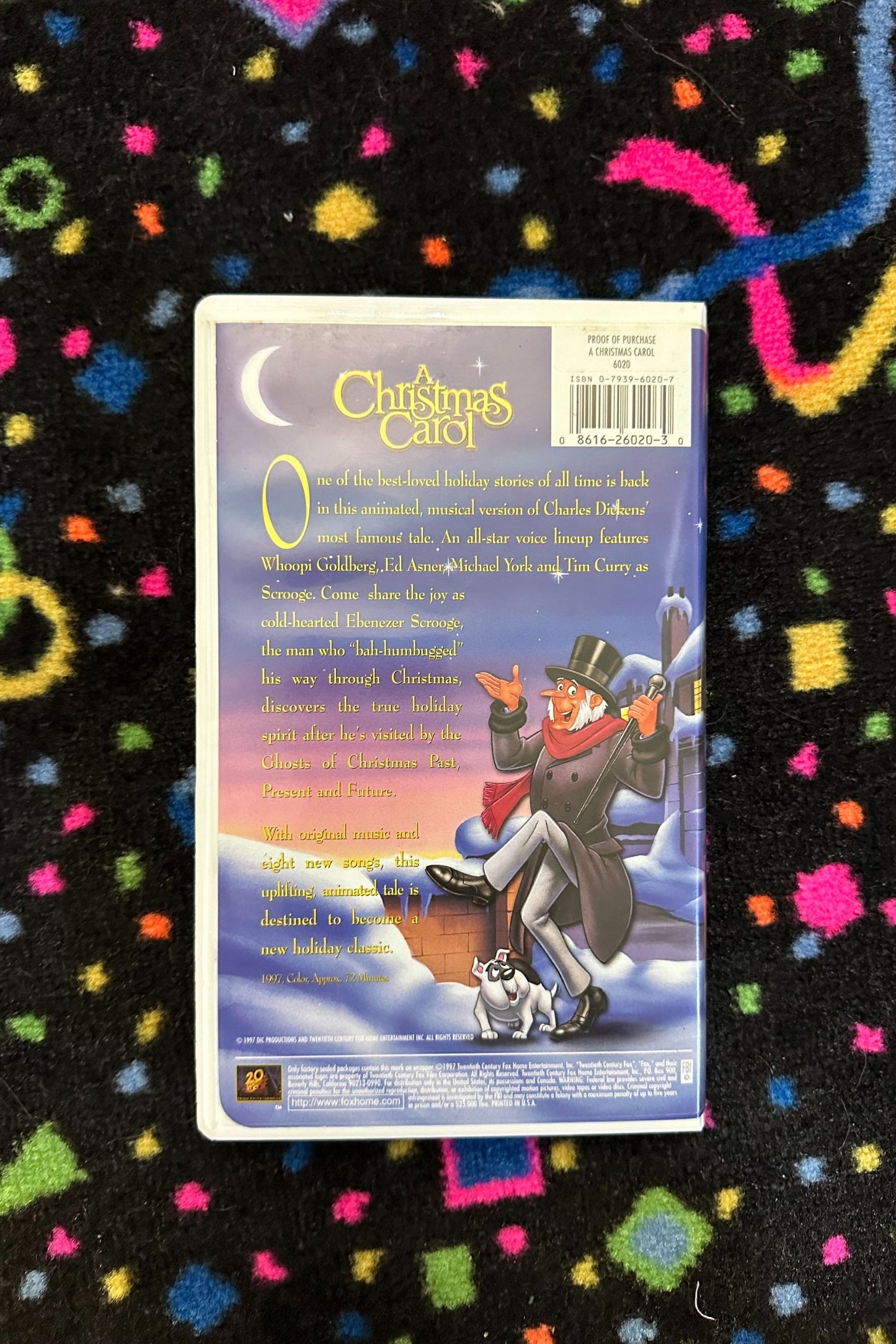 A CHRISTMAS CAROL ANIMATED VHS*