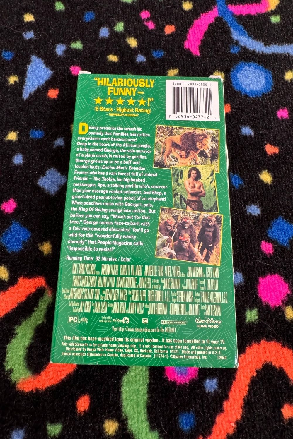 GEORGE OF THE JUNGLE VHS*