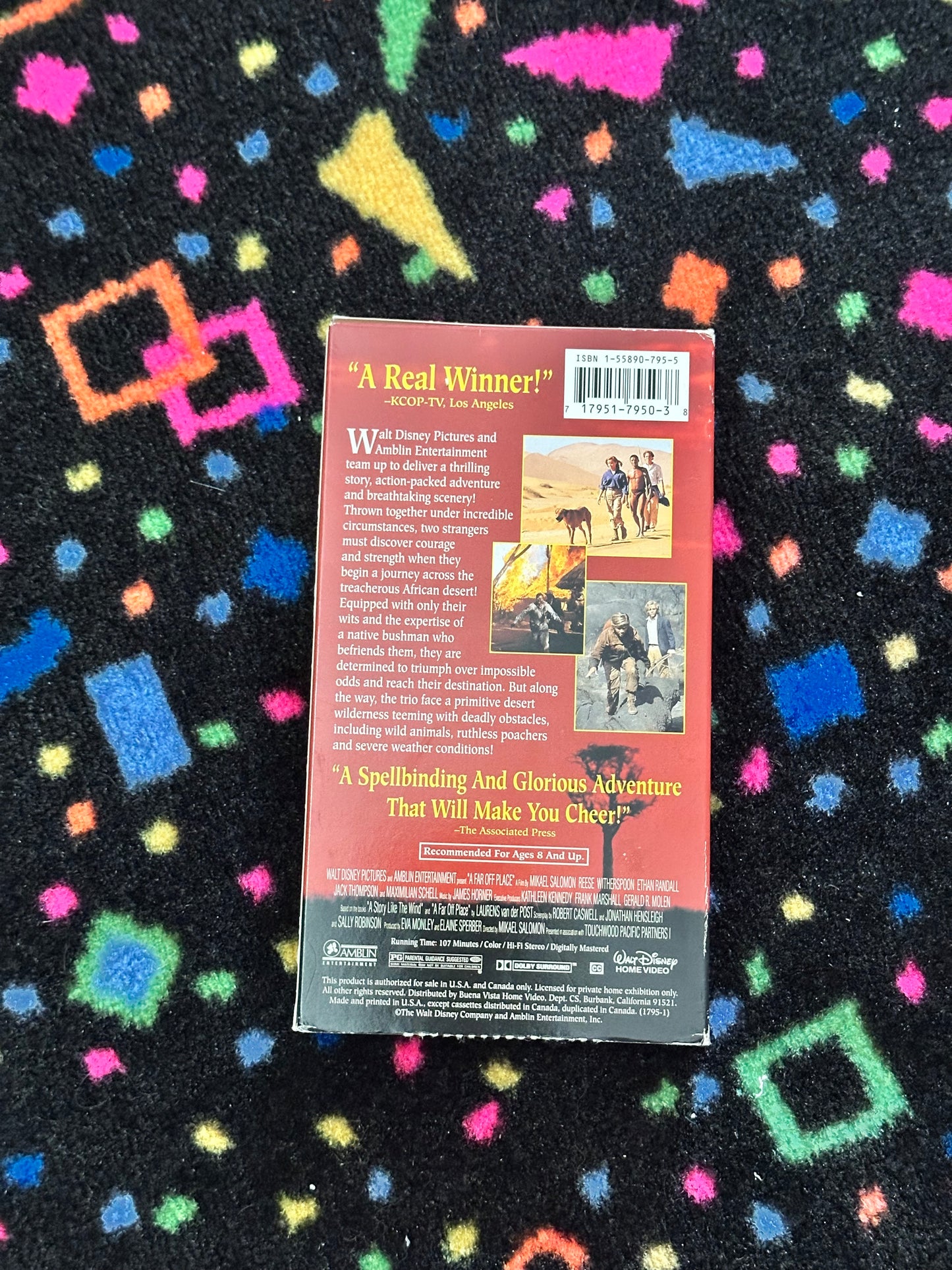 Disney’s A Far Off Place vhs