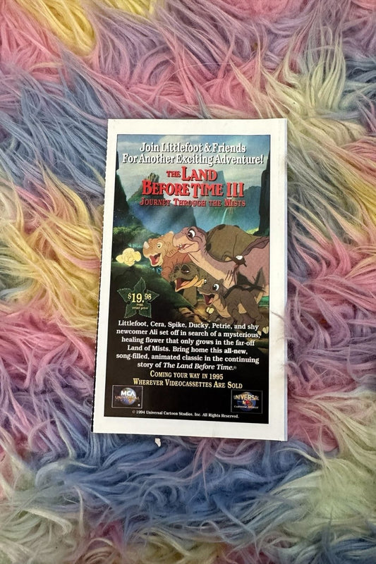 THE LITTLE RASCALS/LAND BEFORE TIME VHS REBATE BOOK*